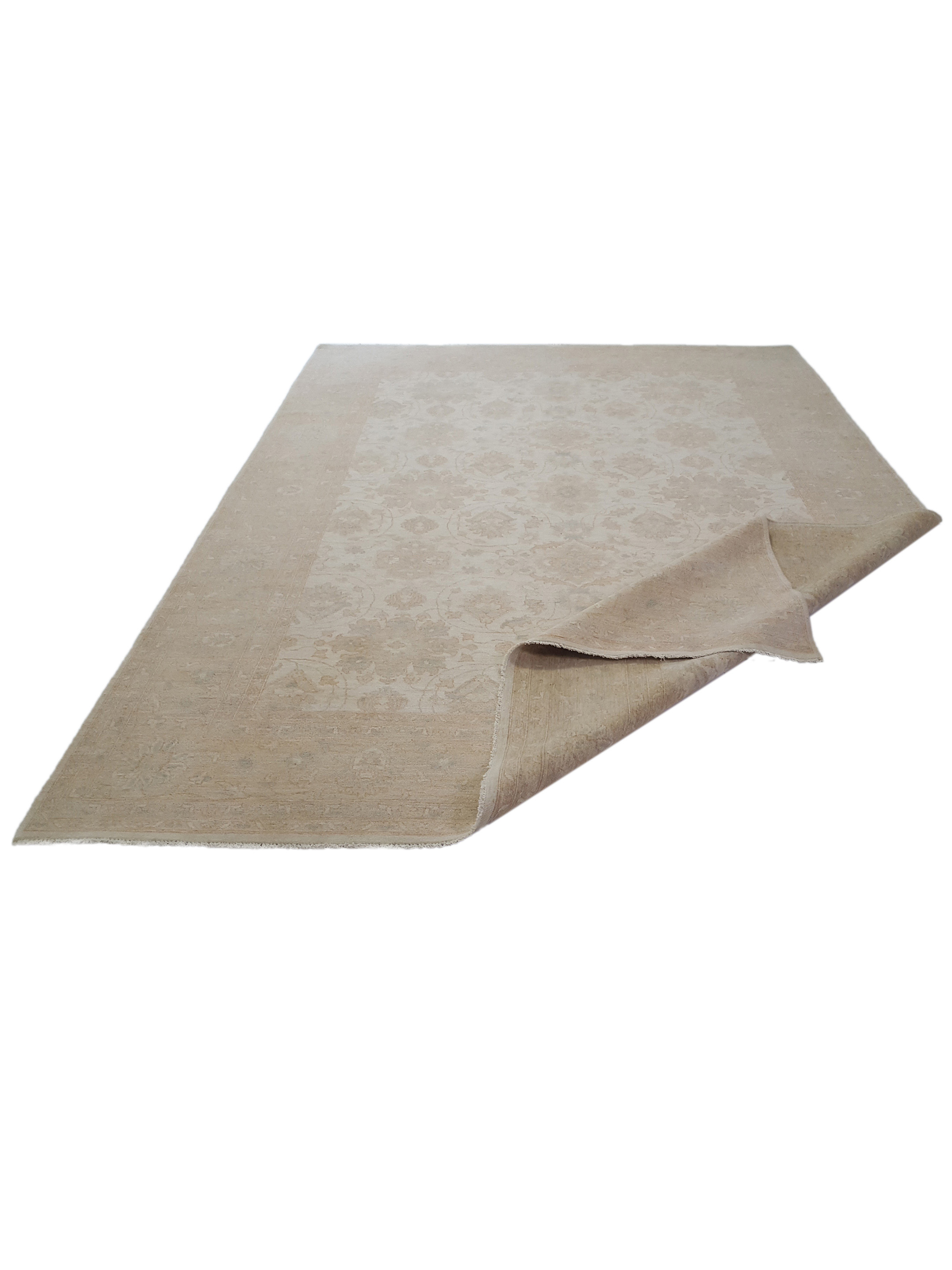 Ziegler Hand Knotted Ivory 9x12 - Image 2 of 5