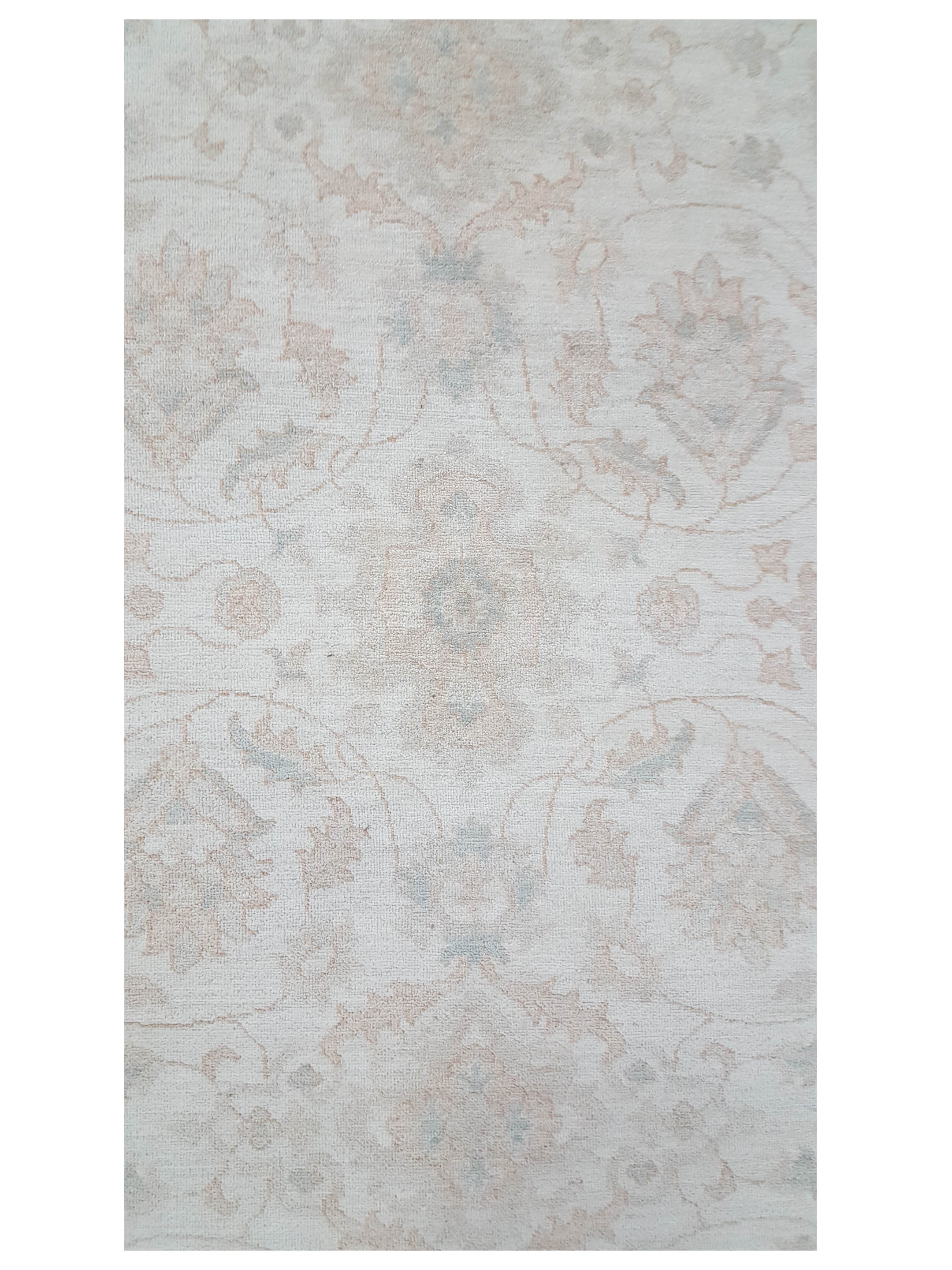 Ziegler Hand Knotted Ivory 9x12 - Image 4 of 5