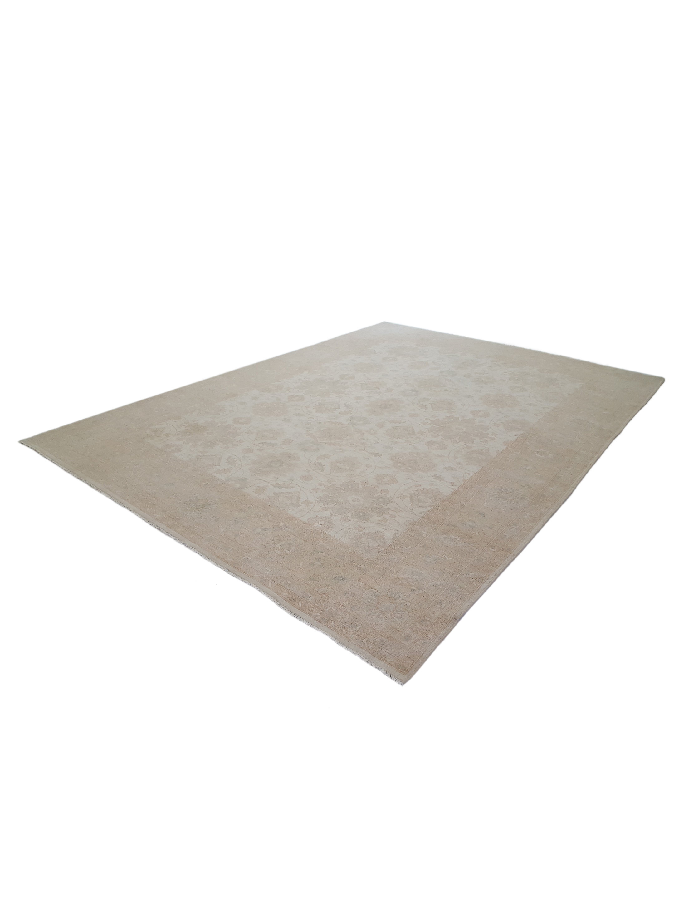 Ziegler Hand Knotted Ivory 9x12 - Image 5 of 5