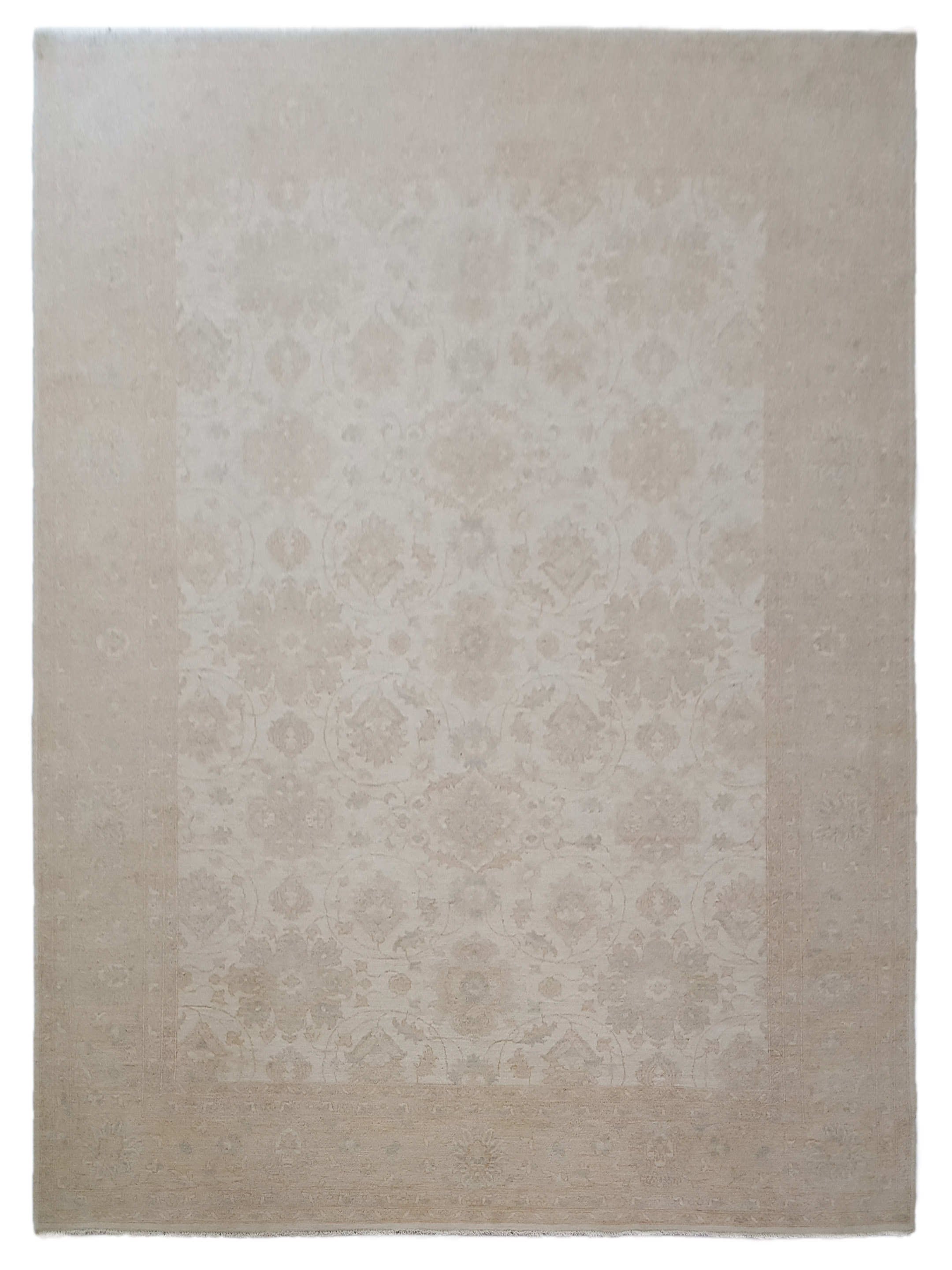 Ziegler Hand Knotted Ivory 9x12