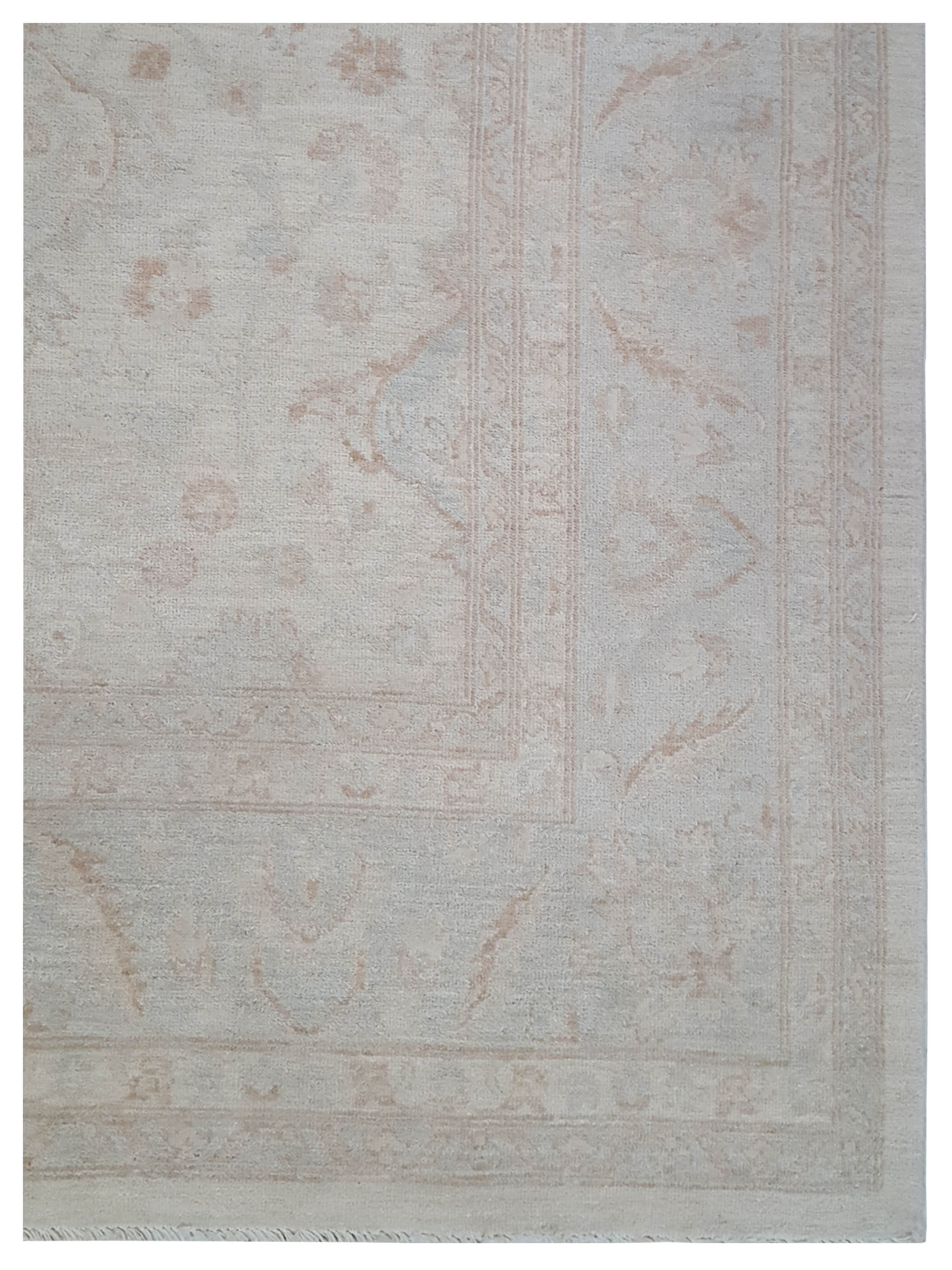 Ziegler Hand Knotted Ivory 8x10 - Image 4 of 5
