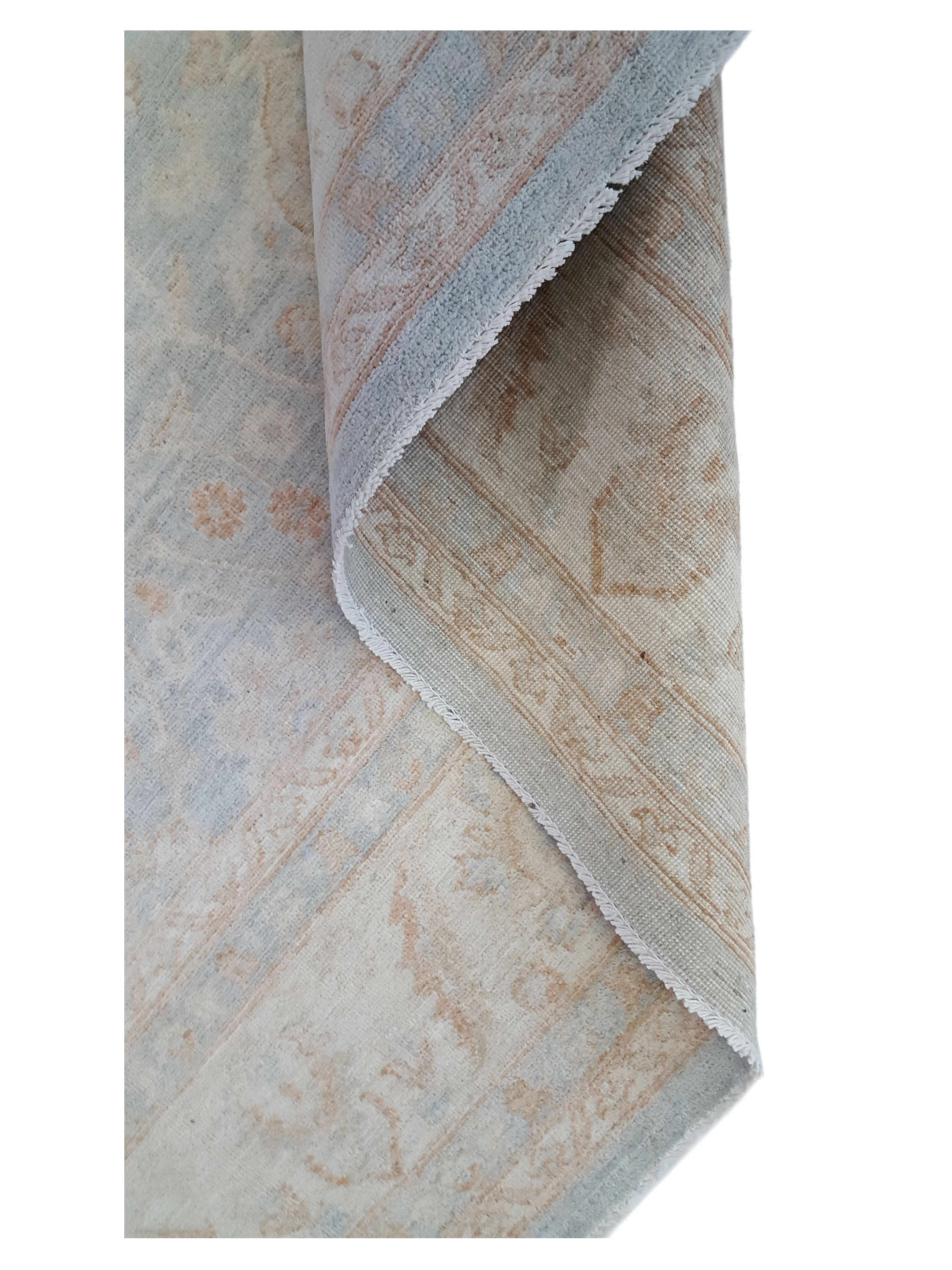 Ziegler Hand Knotted Lt.Blue 8x10 - Image 5 of 6