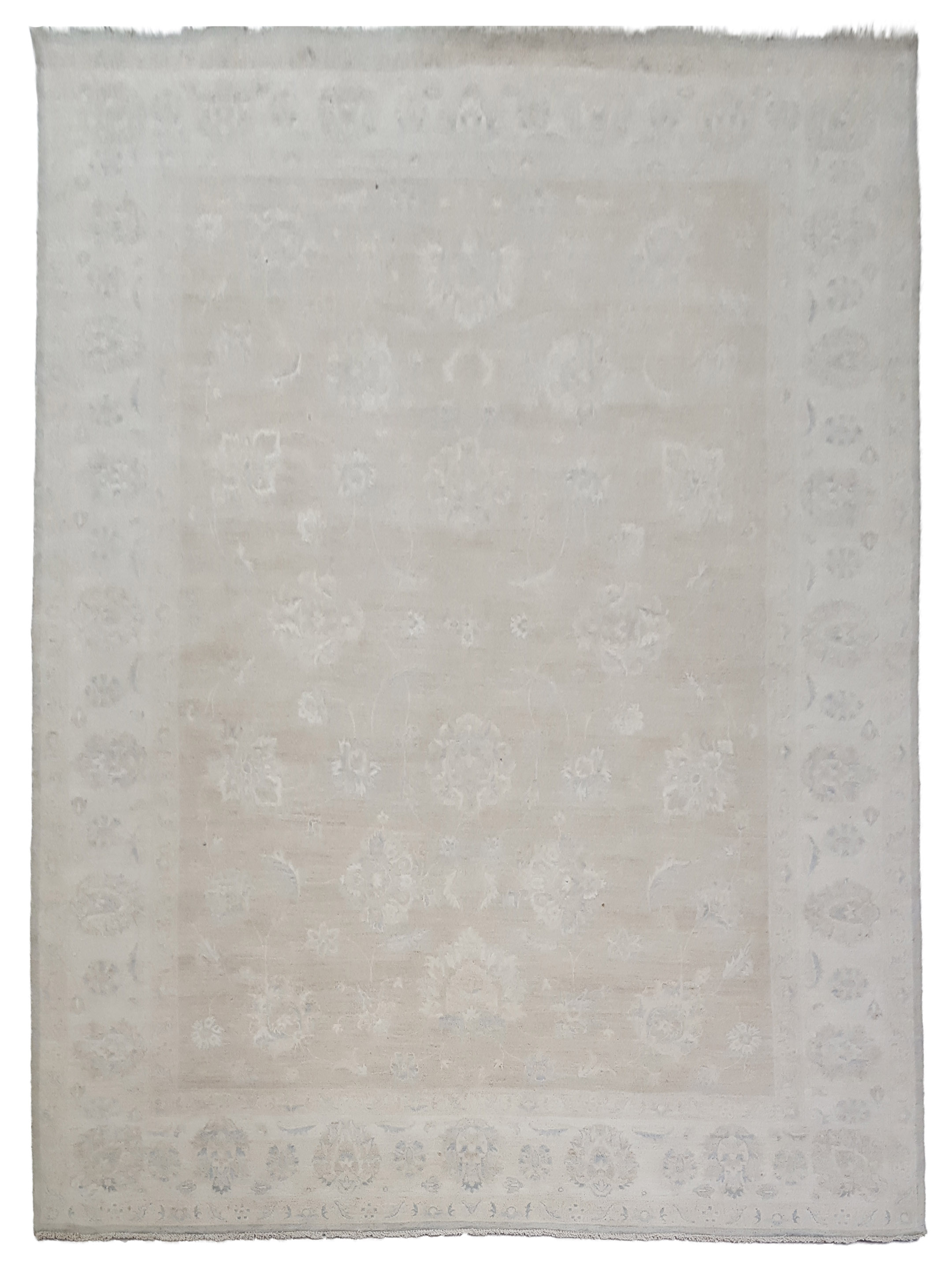 Ziegler Hand Knotted Lt.Grey 9x12