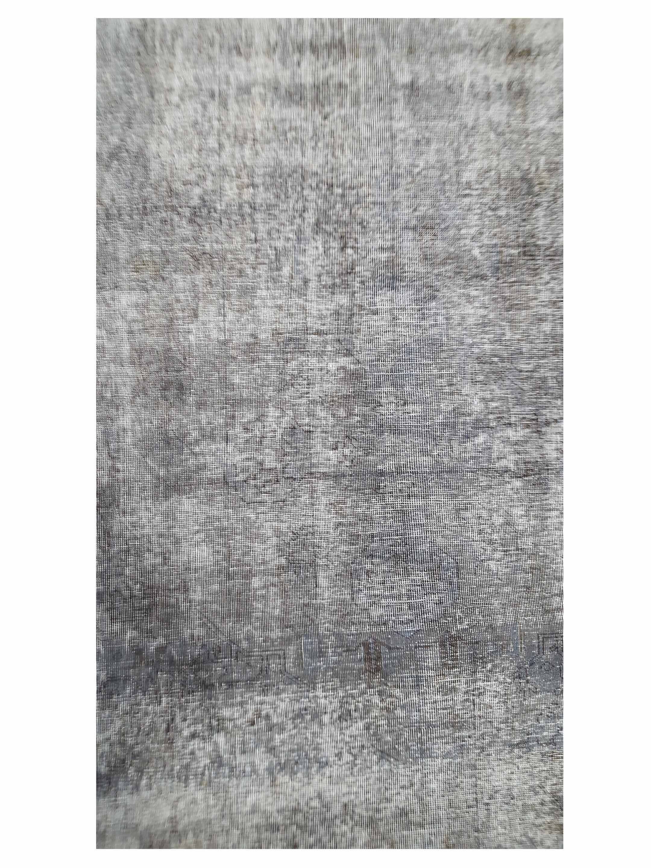 Overdyed Hand Knotted Grey 9x12 - Image 4 of 5