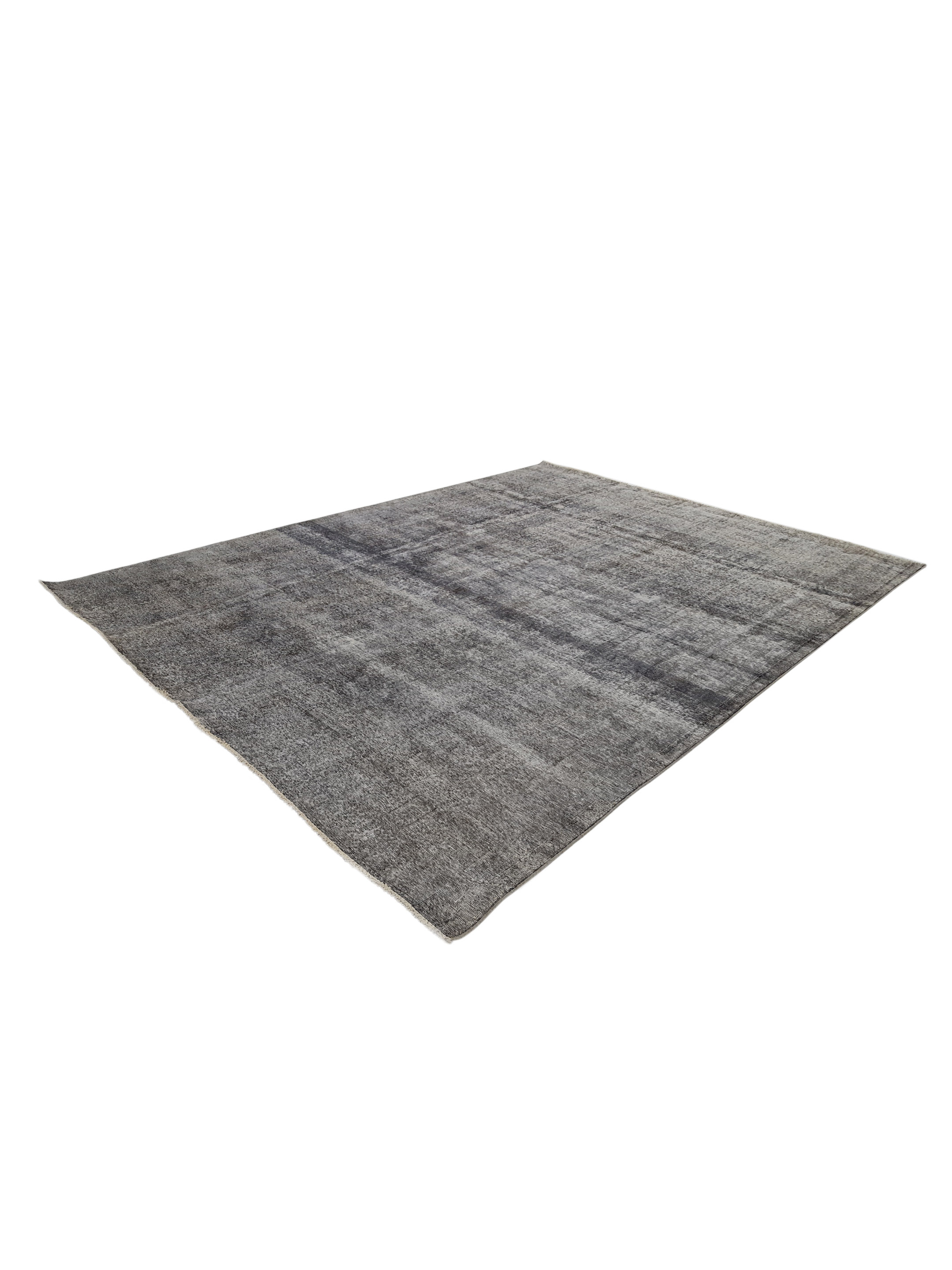 Overdyed Hand Knotted Grey 9x12 - Image 5 of 5