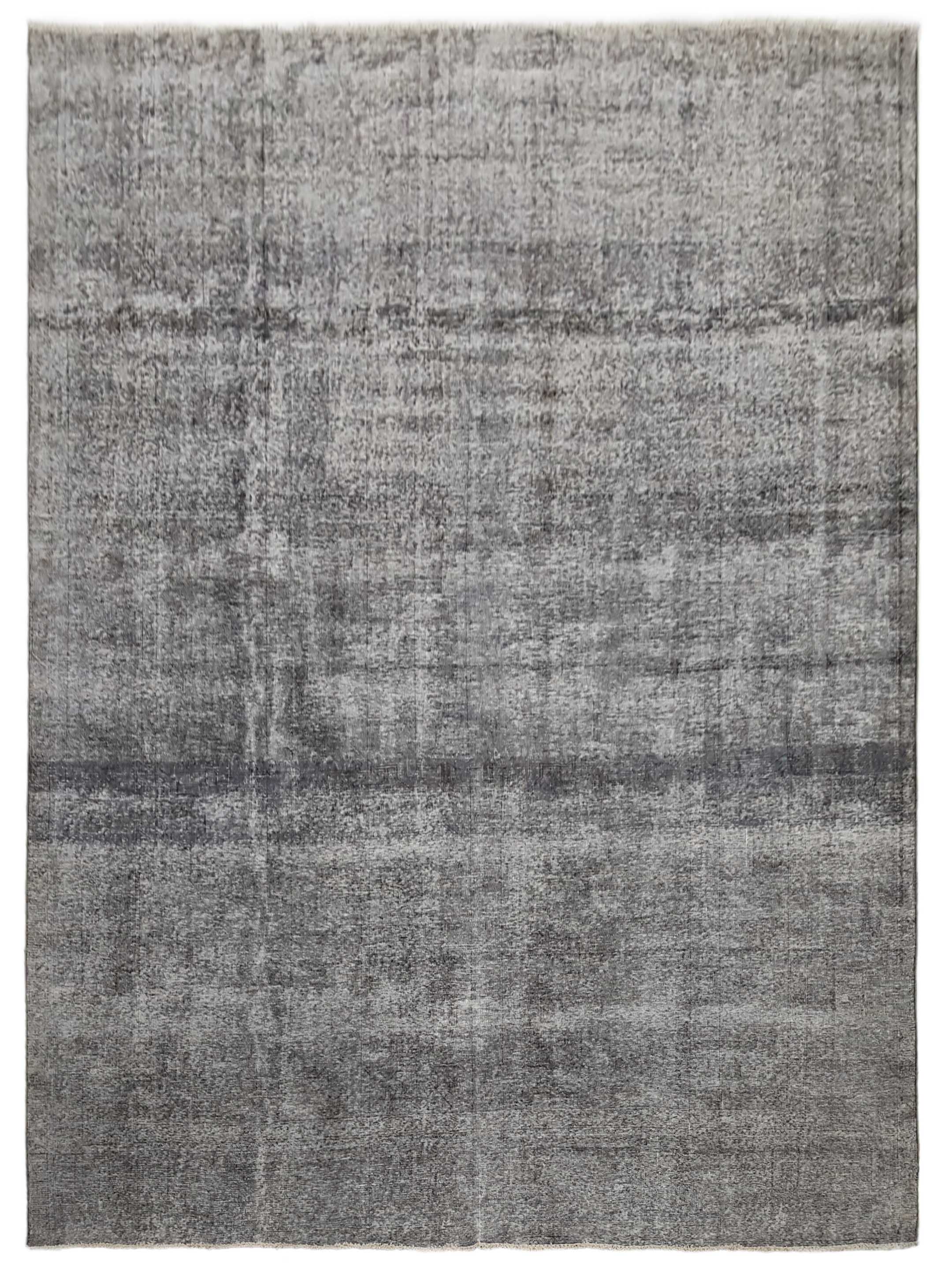 Overdyed Hand Knotted Grey 9x12
