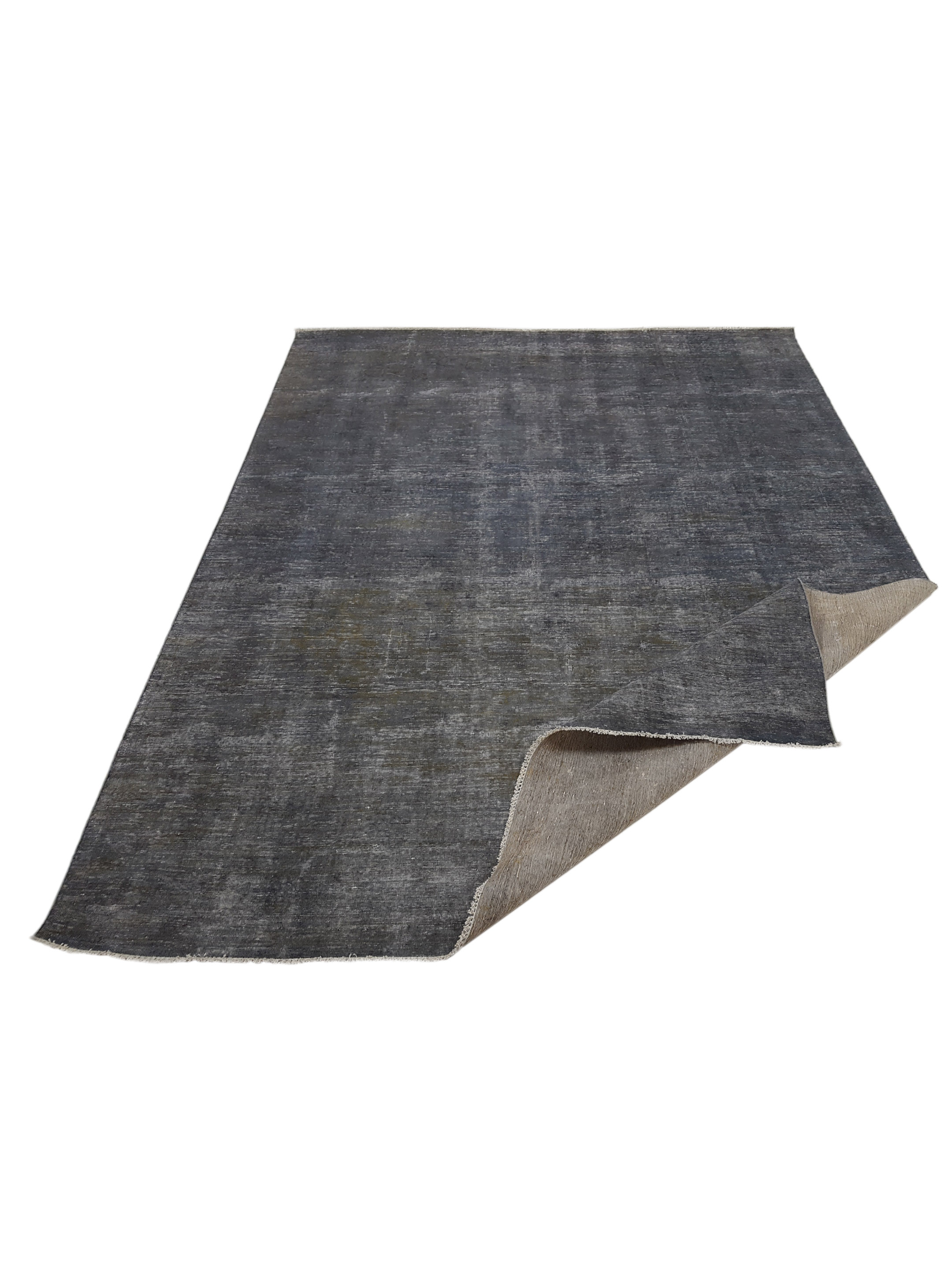 Overdyed Hand Knotted Grey 9x12 - Image 2 of 5