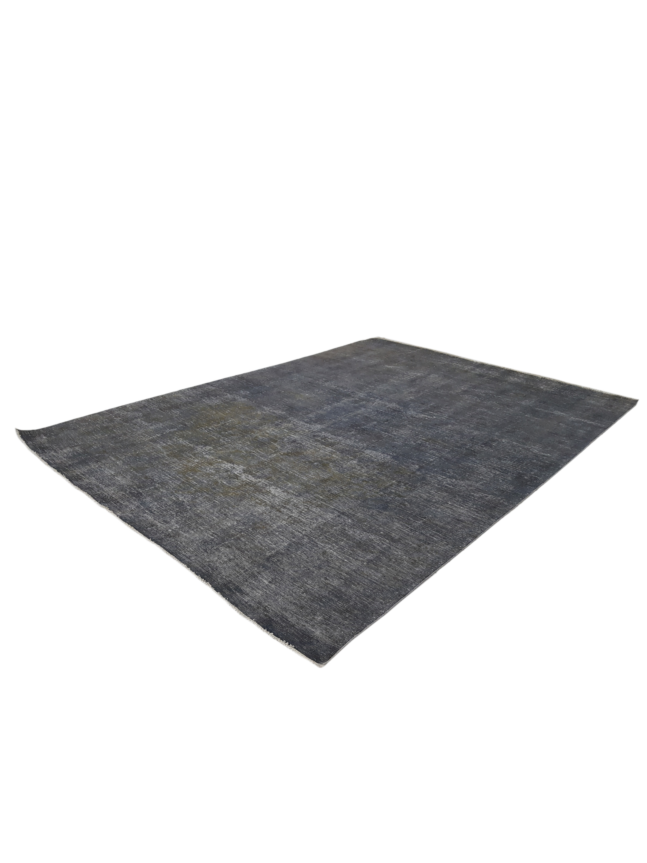 Overdyed Hand Knotted Grey 9x12 - Image 5 of 5