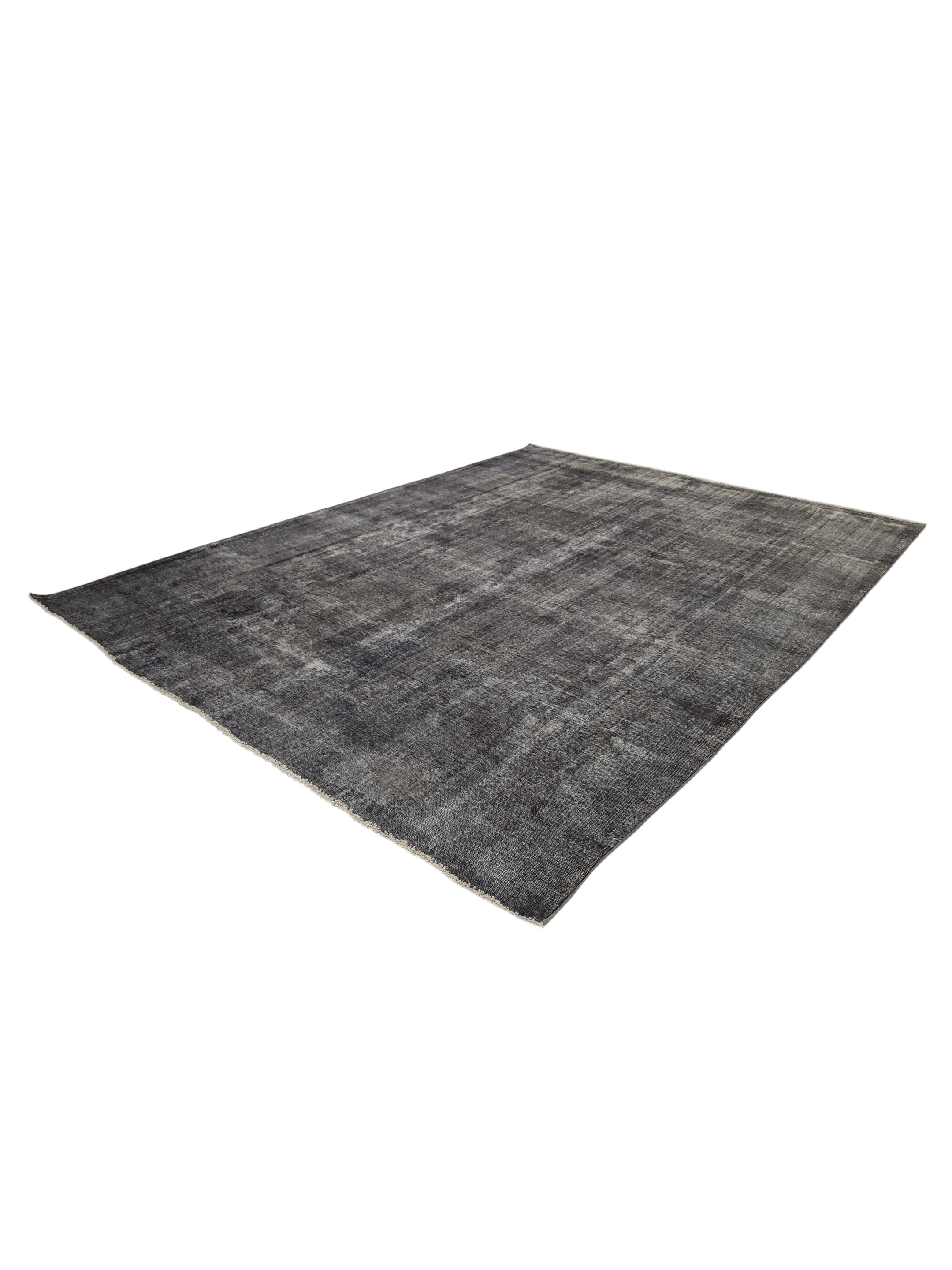 Overdyed Hand Knotted Grey 10x13 - Image 5 of 5