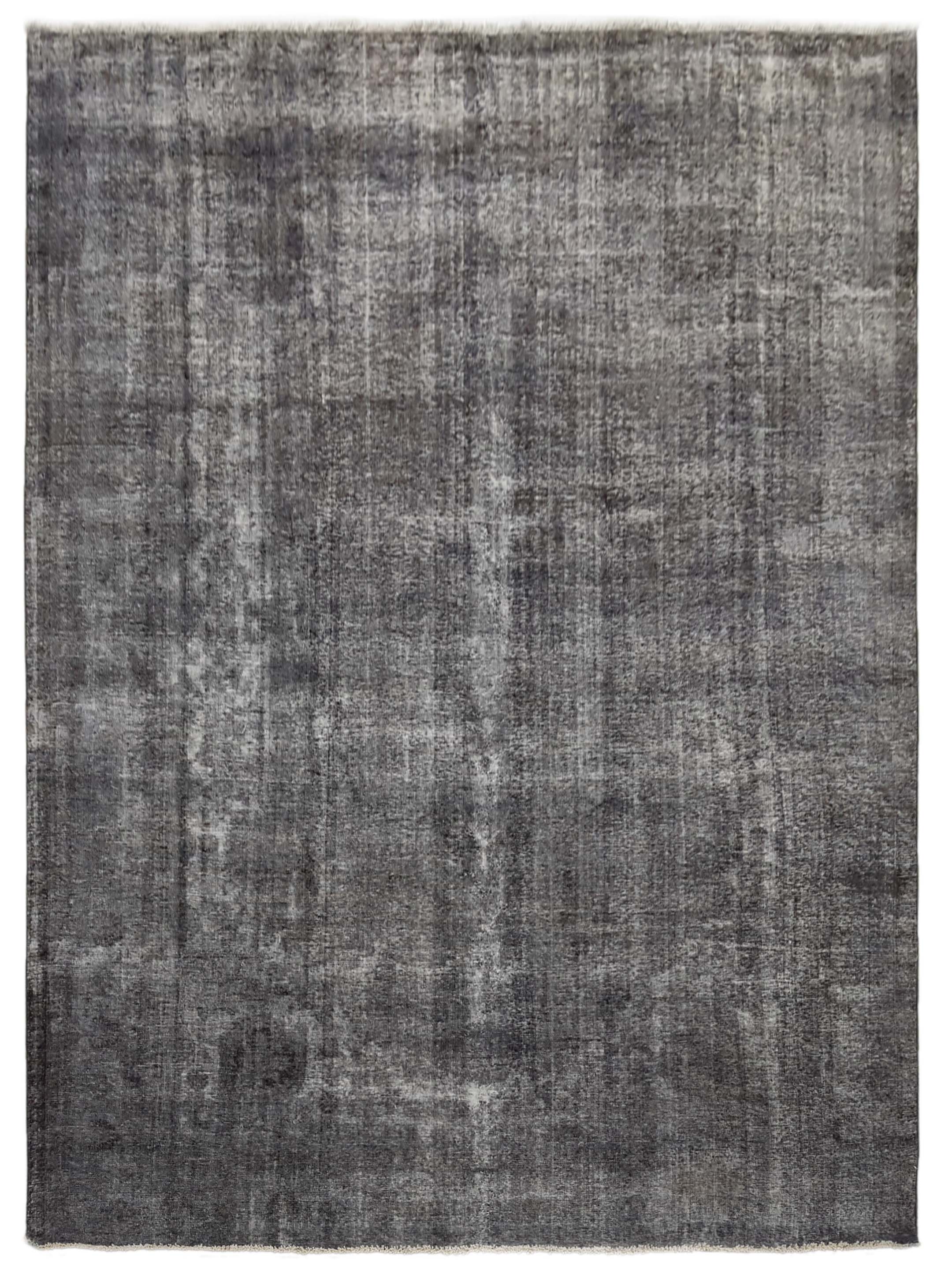 Overdyed Hand Knotted Grey 10x13