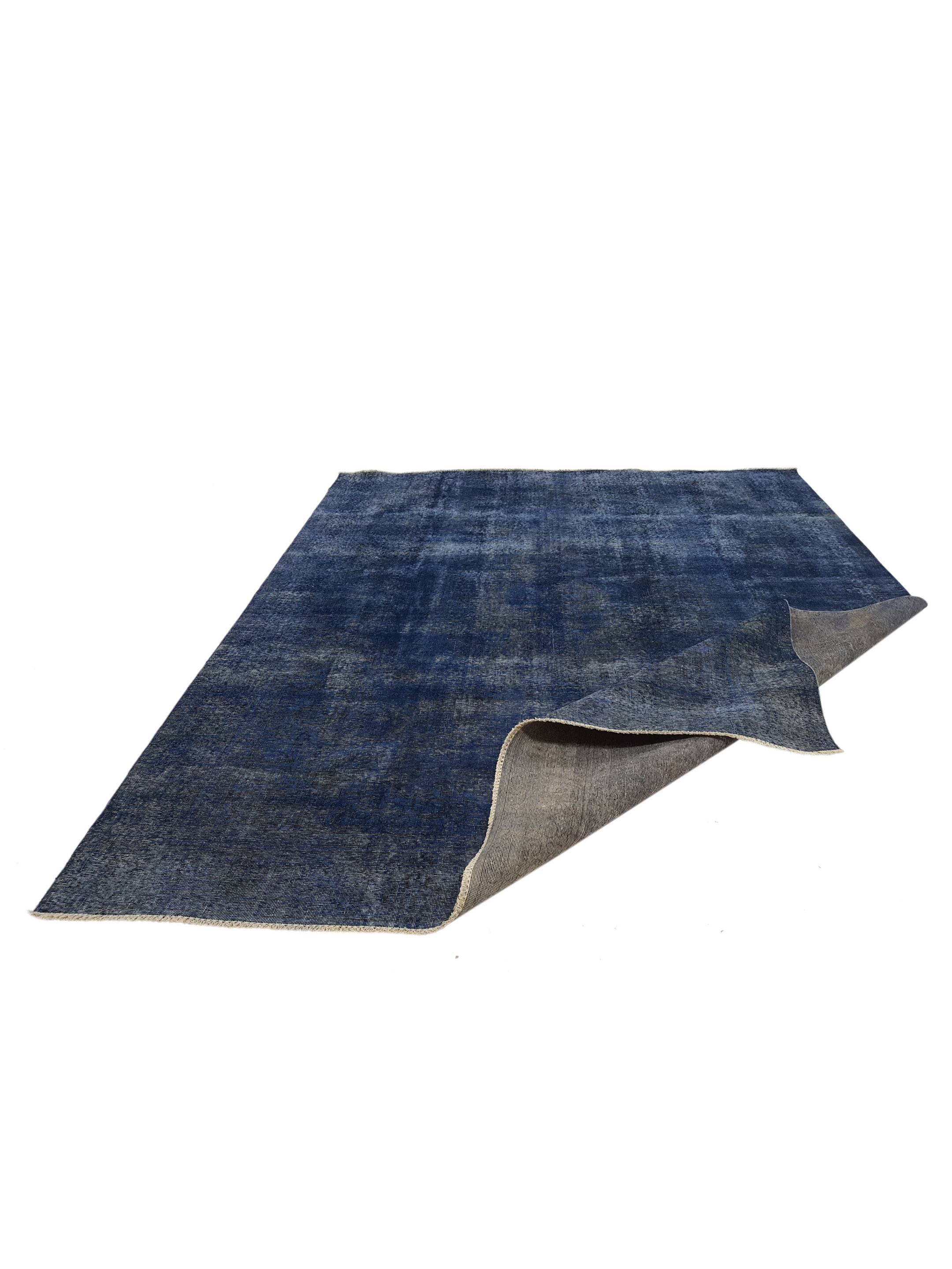 Overdyed Hand Knotted Navy 9x12 - Image 2 of 5