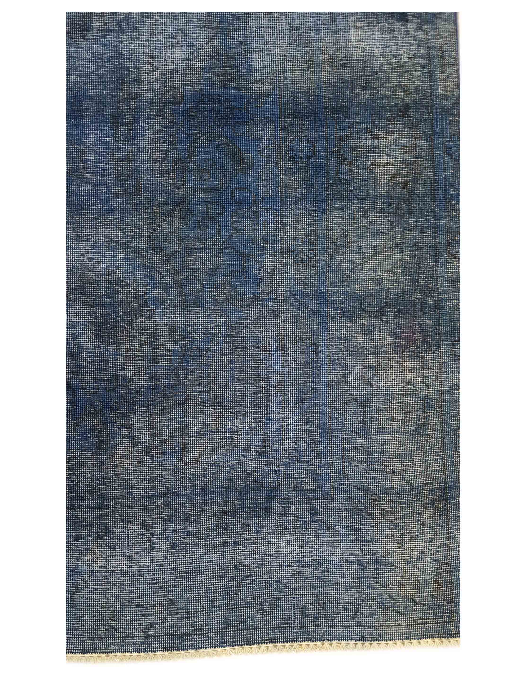 Overdyed Hand Knotted Navy 9x12 - Image 3 of 5
