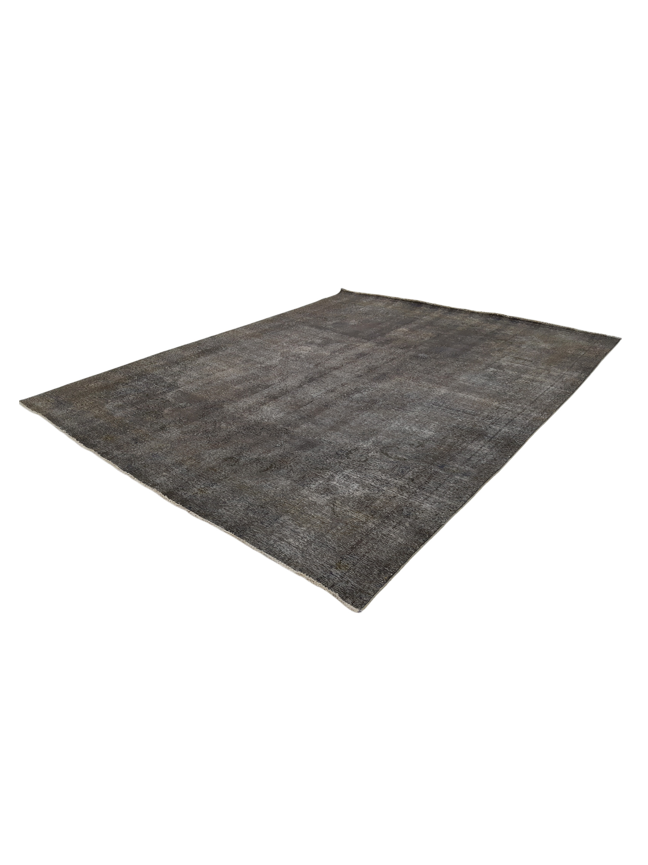 Overdyed Hand Knotted Grey 9x12 - Image 5 of 5