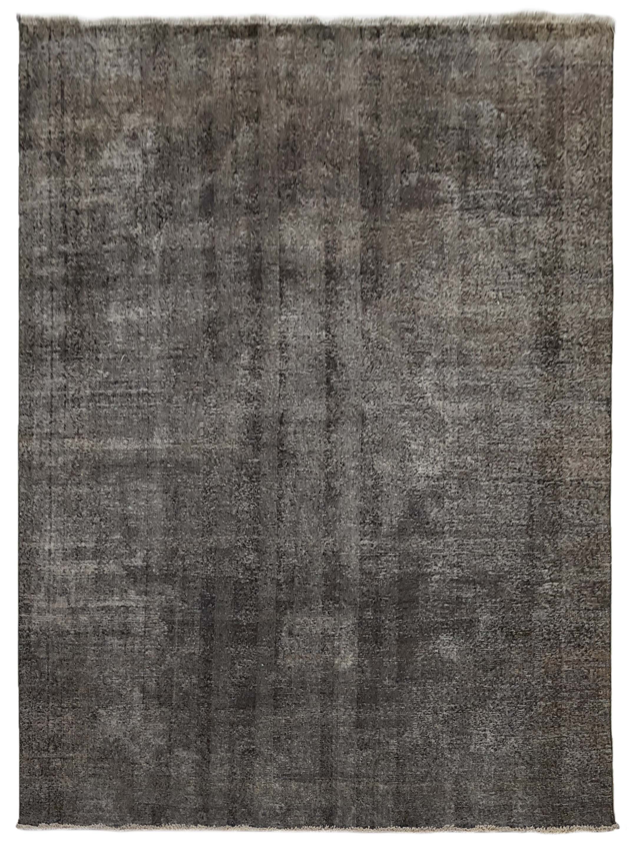 Overdyed Hand Knotted Grey 9x12
