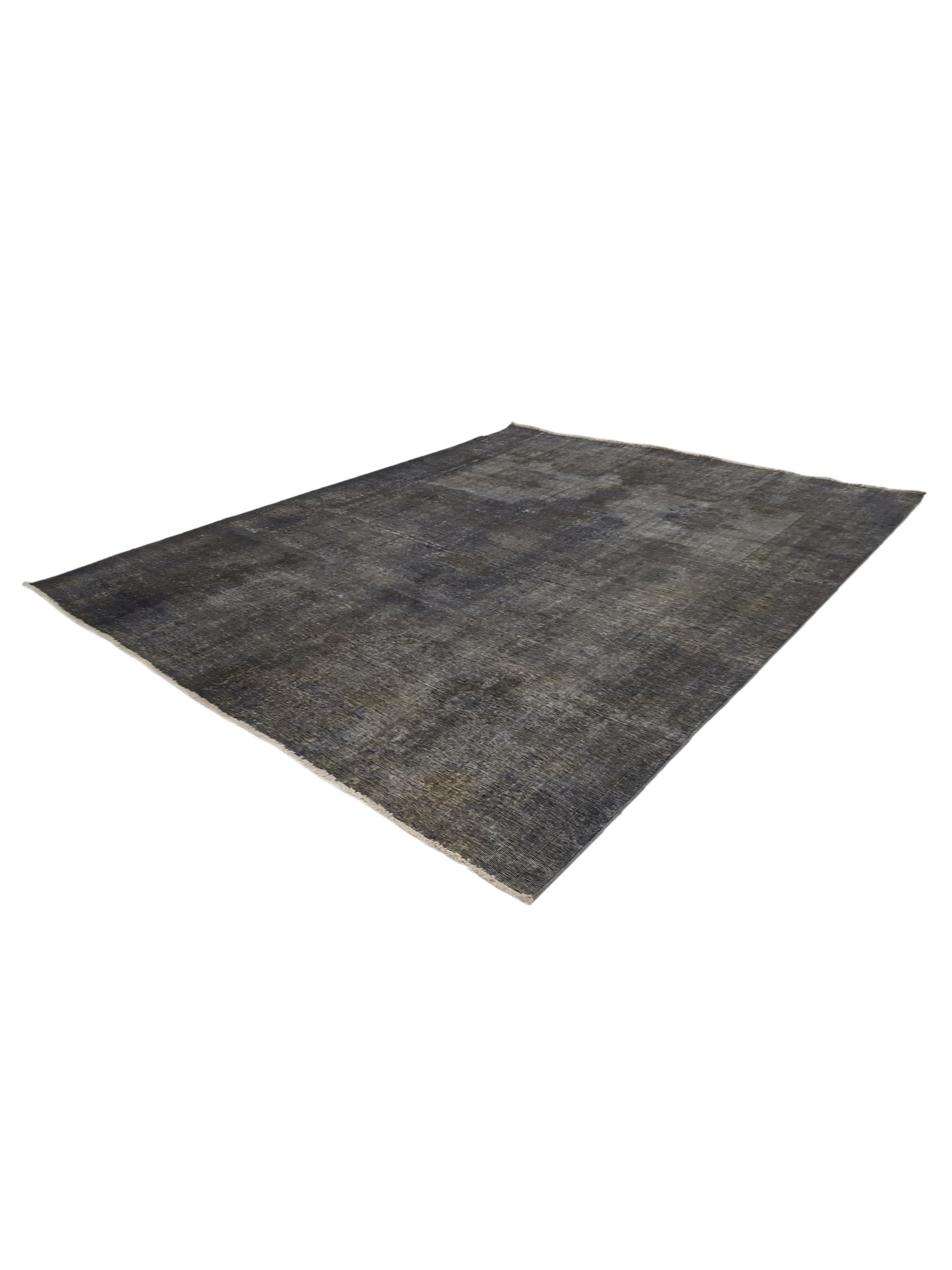 Overdyed Hand Knotted Grey 9x12 - Image 5 of 5