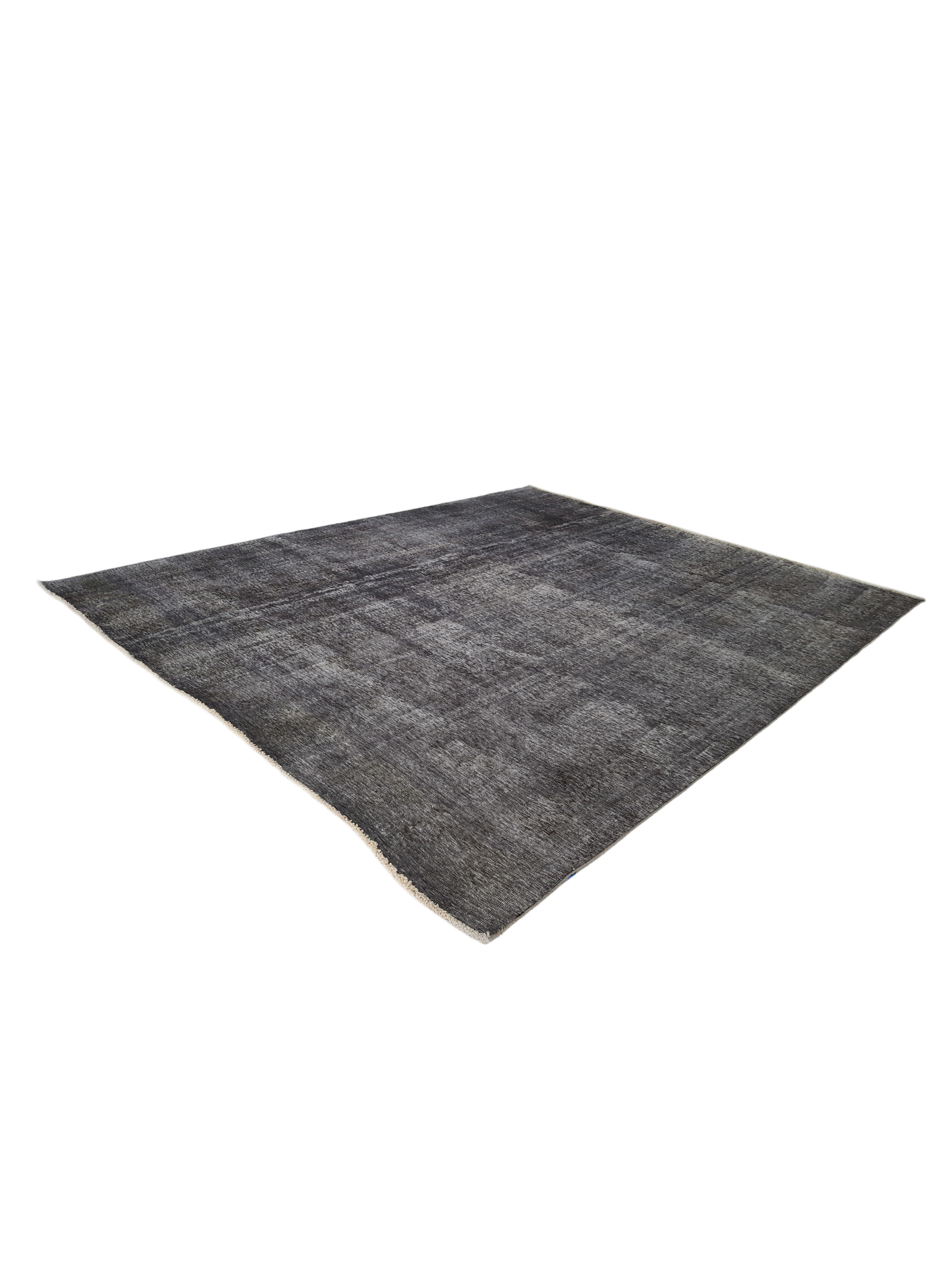 Overdyed Hand Knotted Grey 9x12 - Image 5 of 5