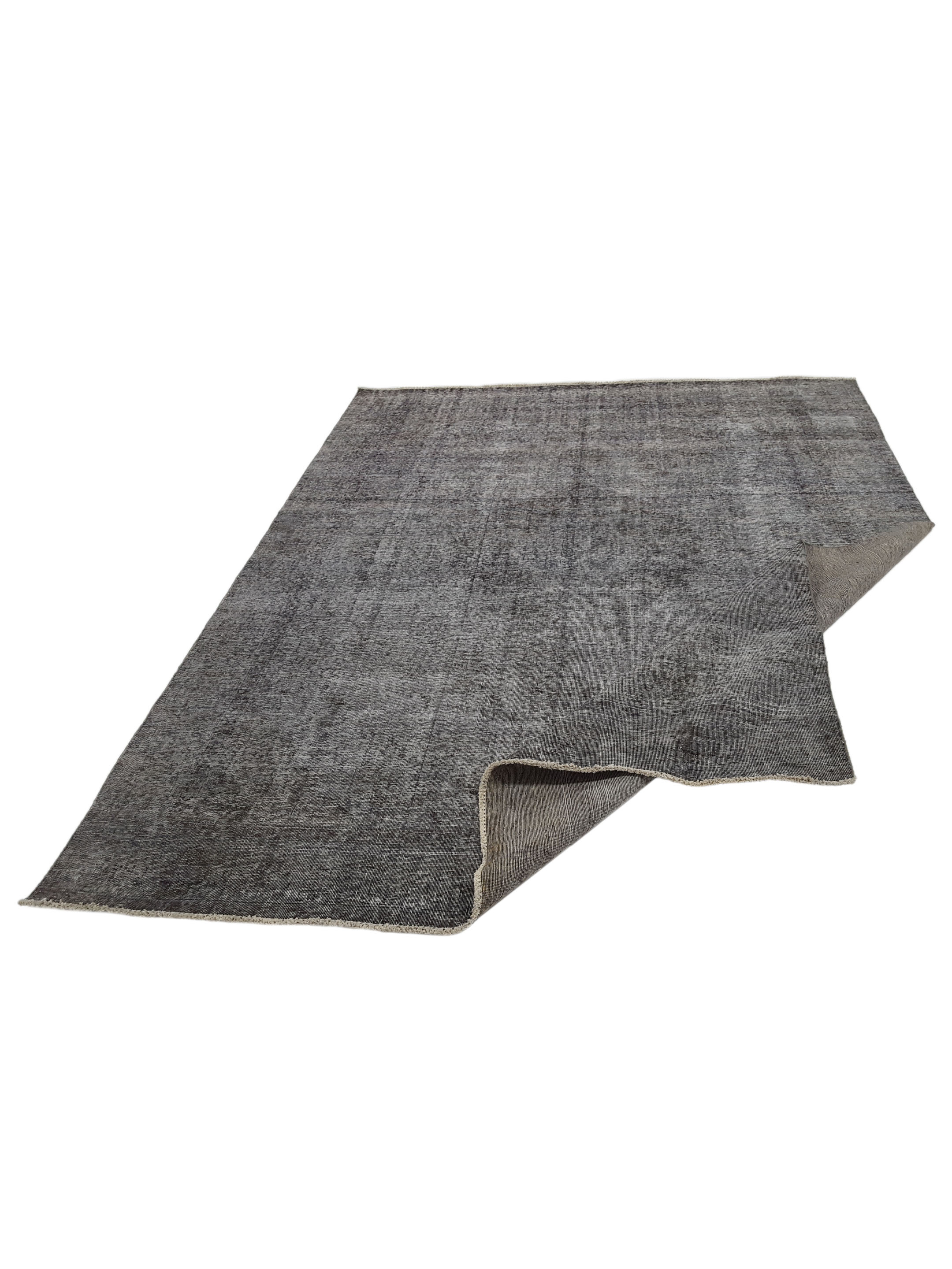 Overdyed Hand Knotted Grey 9x12 - Image 2 of 5