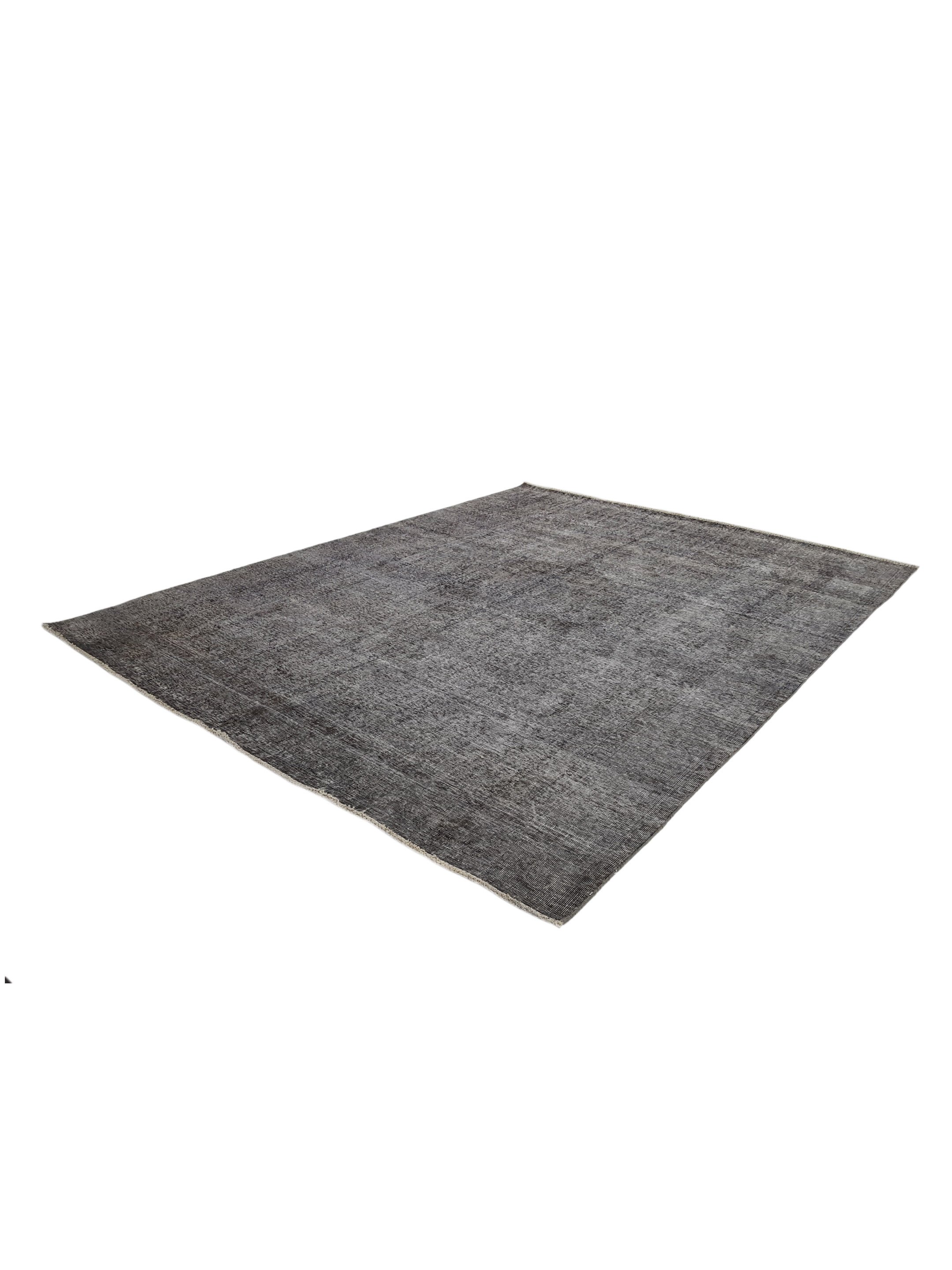 Overdyed Hand Knotted Grey 9x12 - Image 5 of 5