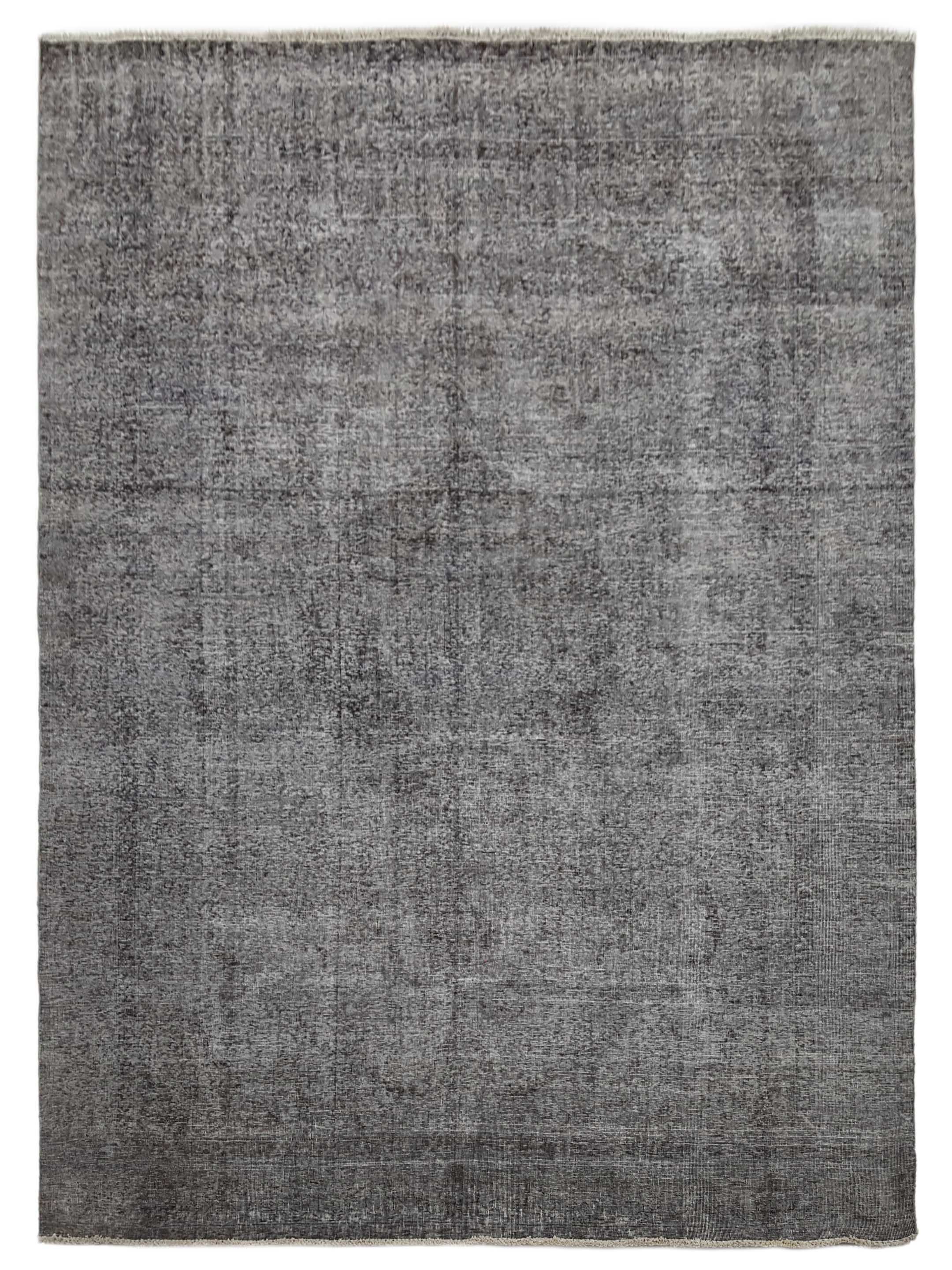 Overdyed Hand Knotted Grey 9x12