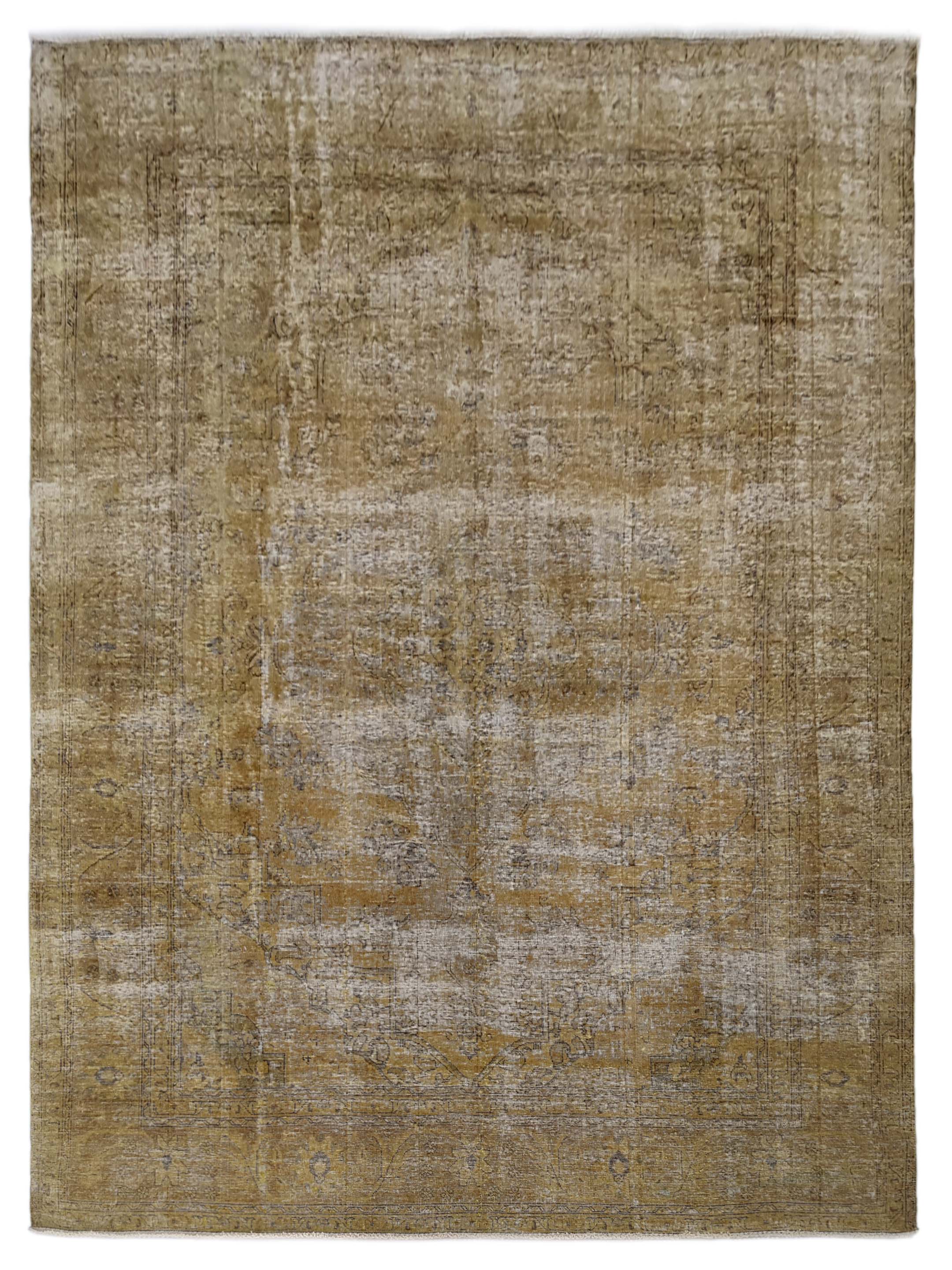 Overdyed Hand Knotted Gold 10x13