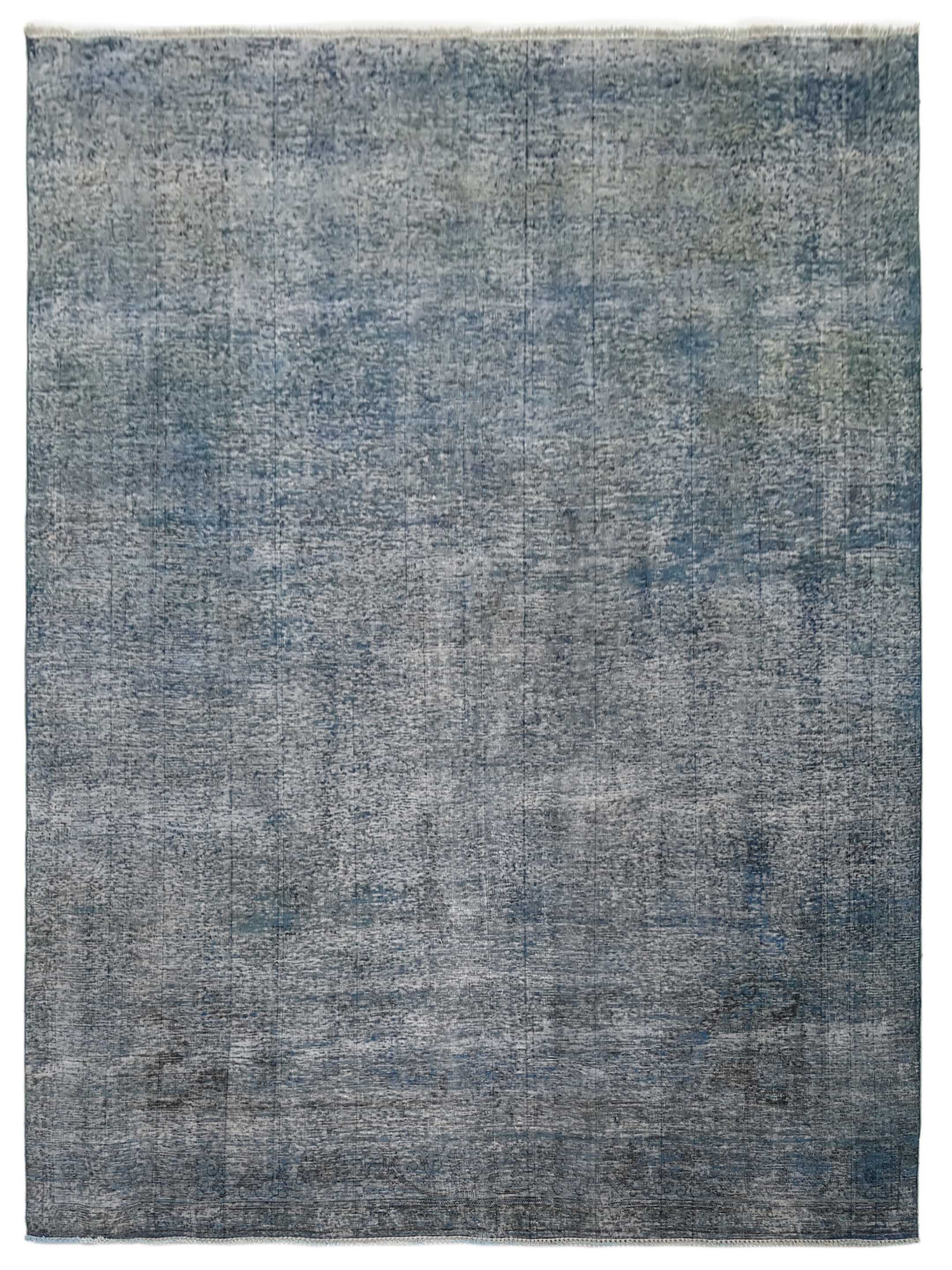 Overdyed Hand Knotted Teal 9x12