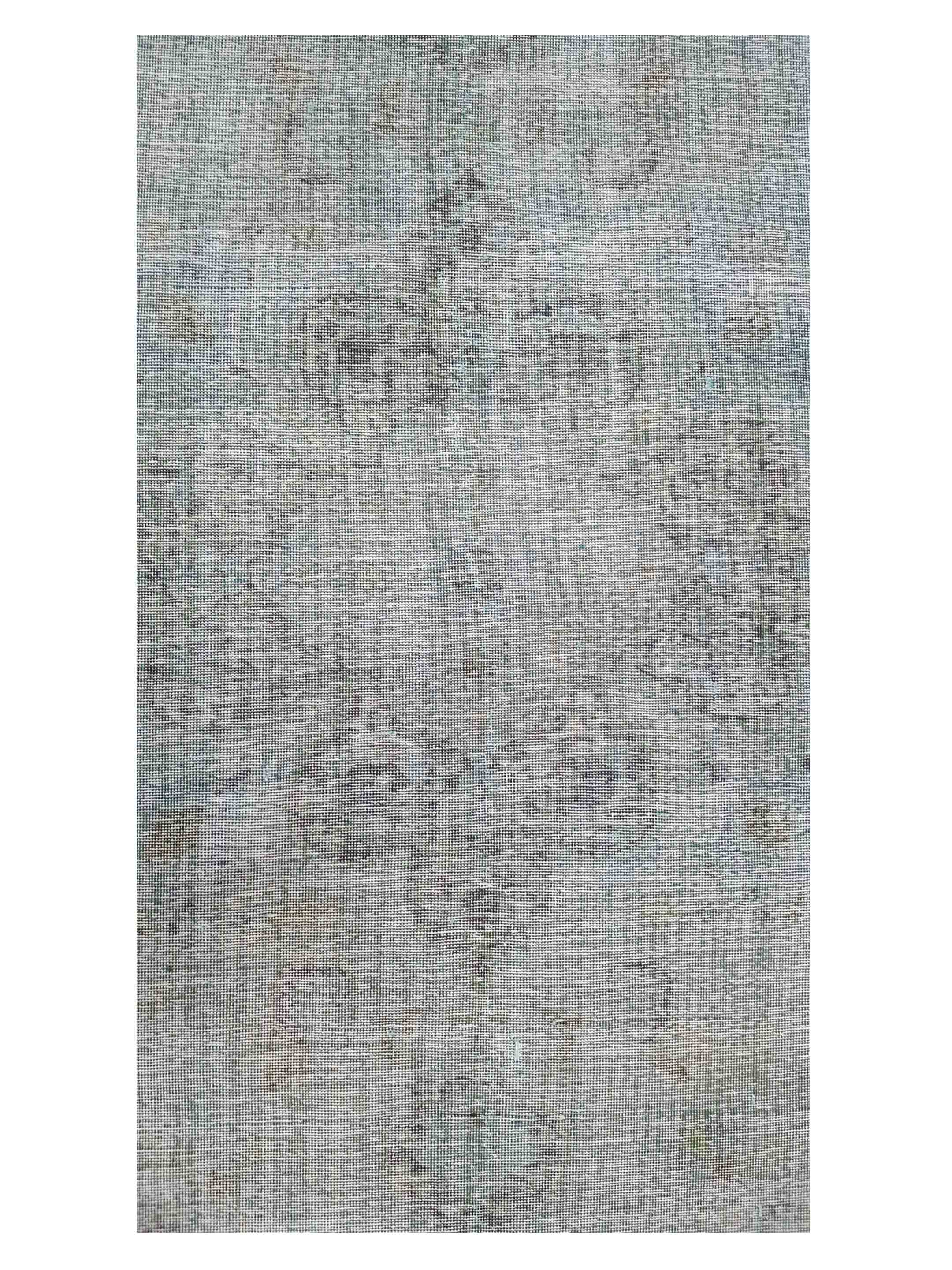 Overdyed Hand Knotted Lt.Green 9x13 - Image 4 of 5