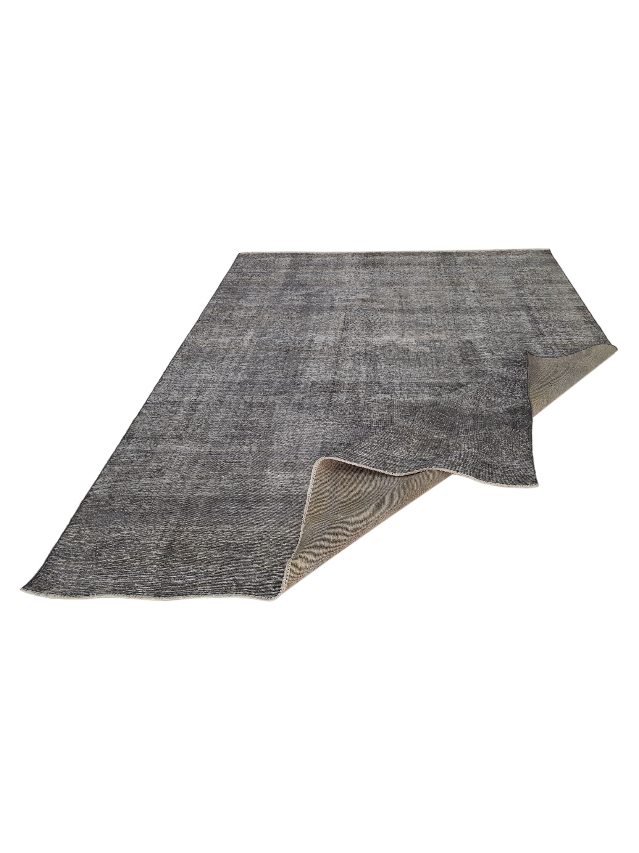 Overdyed Hand Knotted Grey 9x12 - Image 2 of 5
