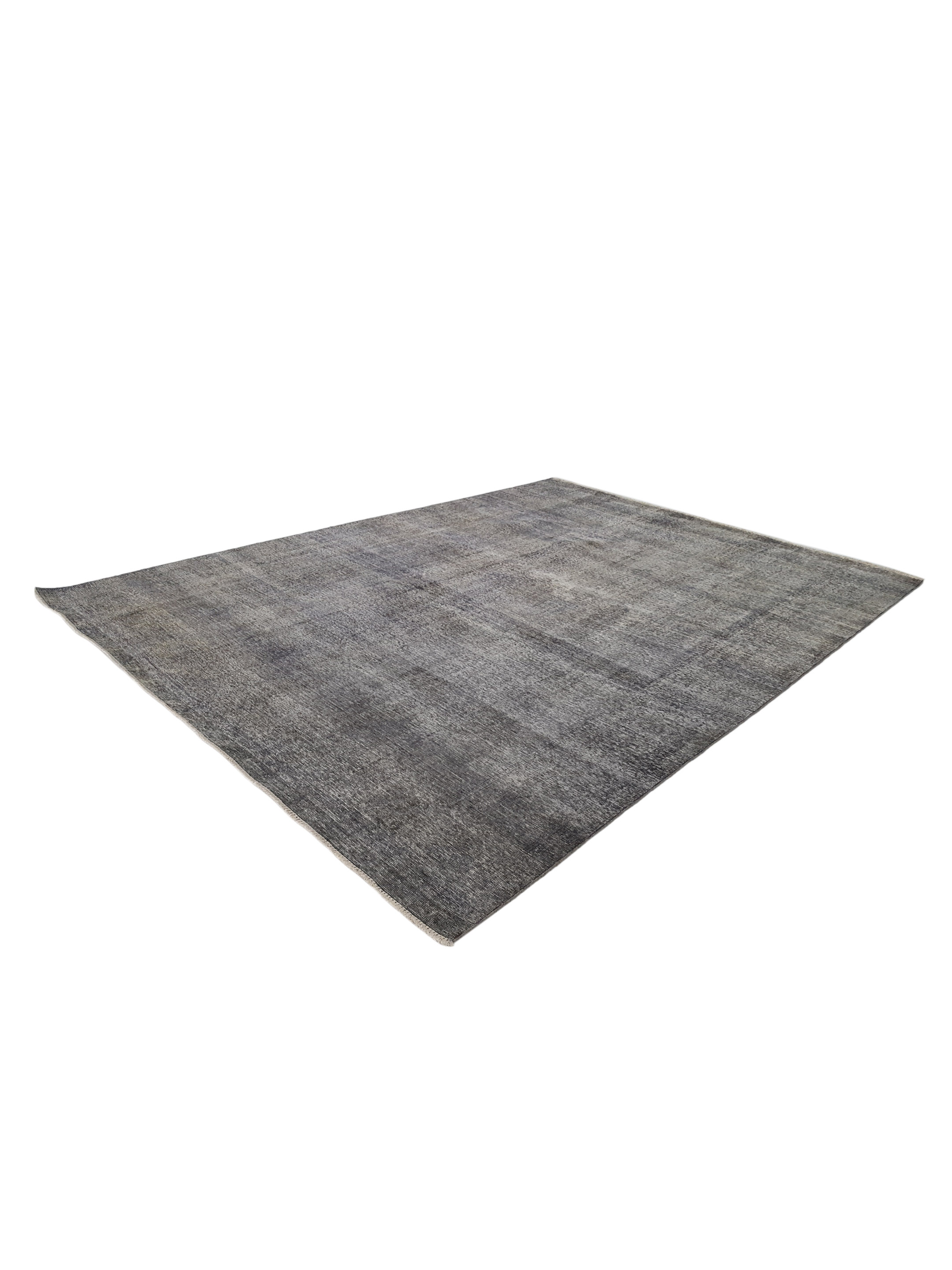 Overdyed Hand Knotted Grey 9x12 - Image 5 of 5