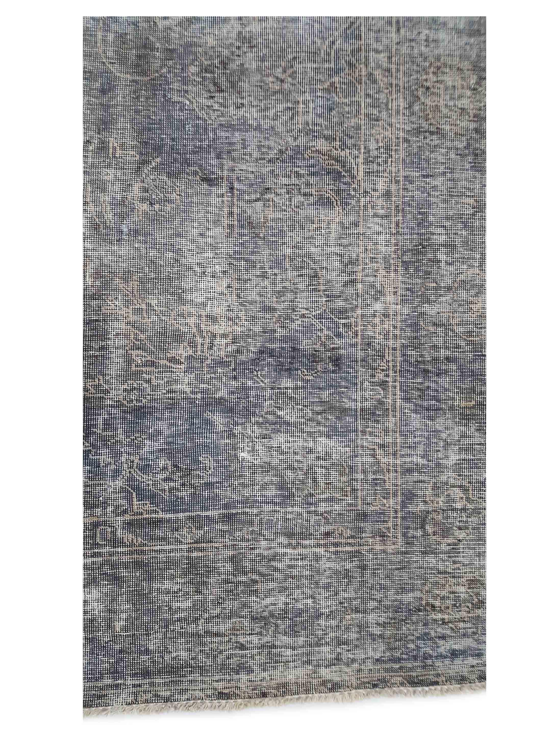 Overdyed Hand Knotted Grey 9x12 - Image 3 of 5