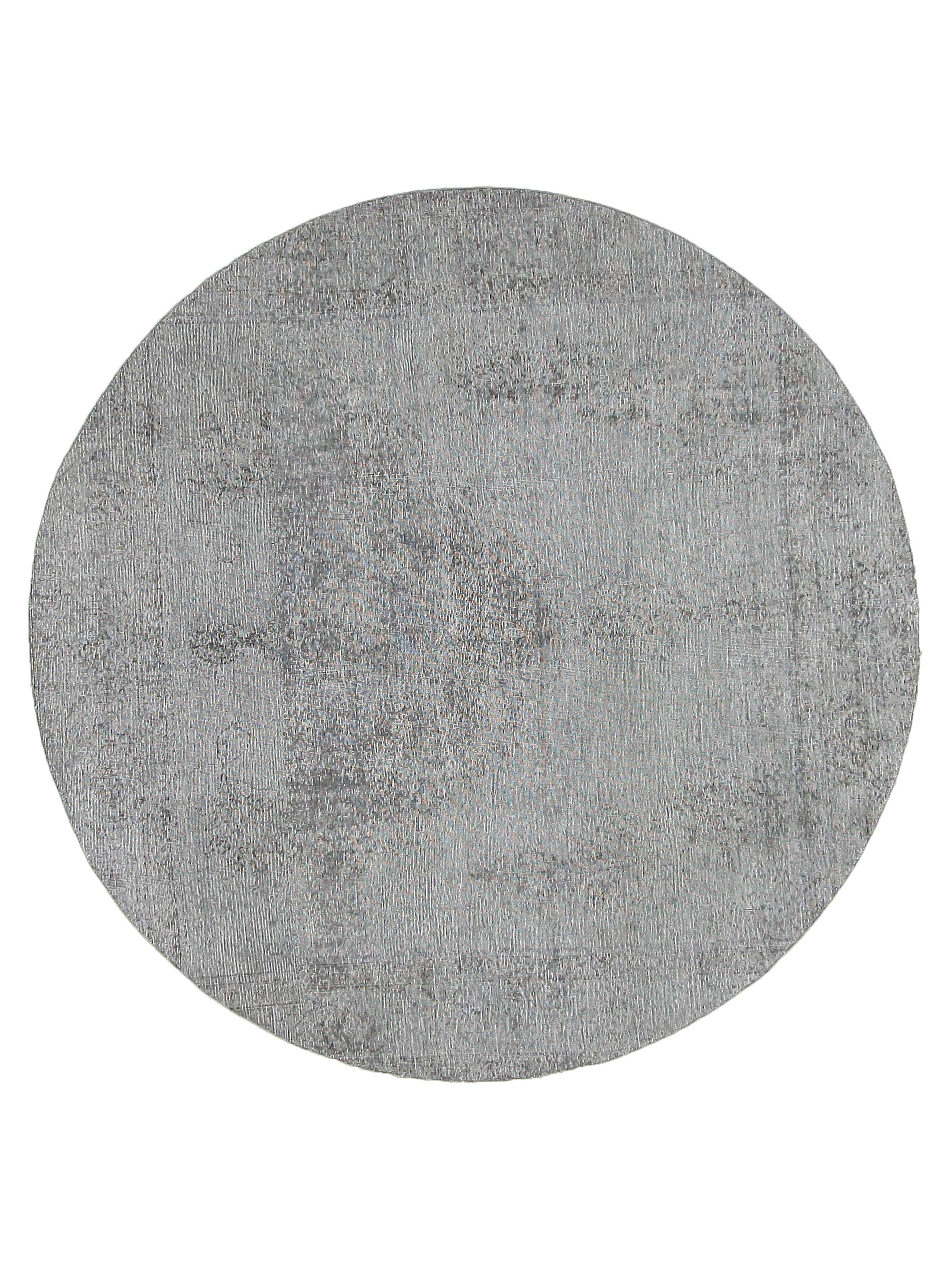 Overdyed Hand Knotted Grey 9x9