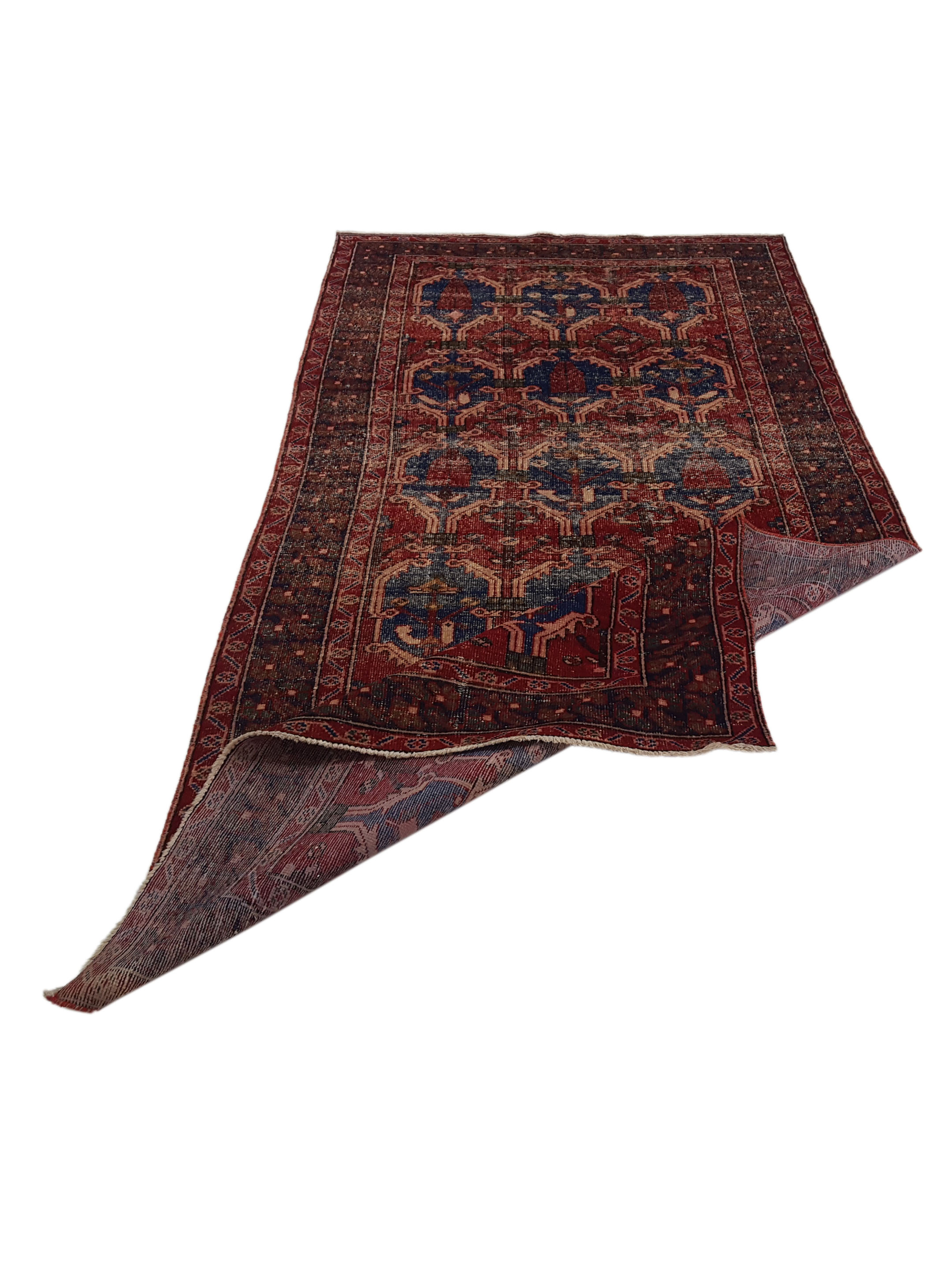 Shiraz Hand Knotted Navy 5x10 - Image 2 of 5