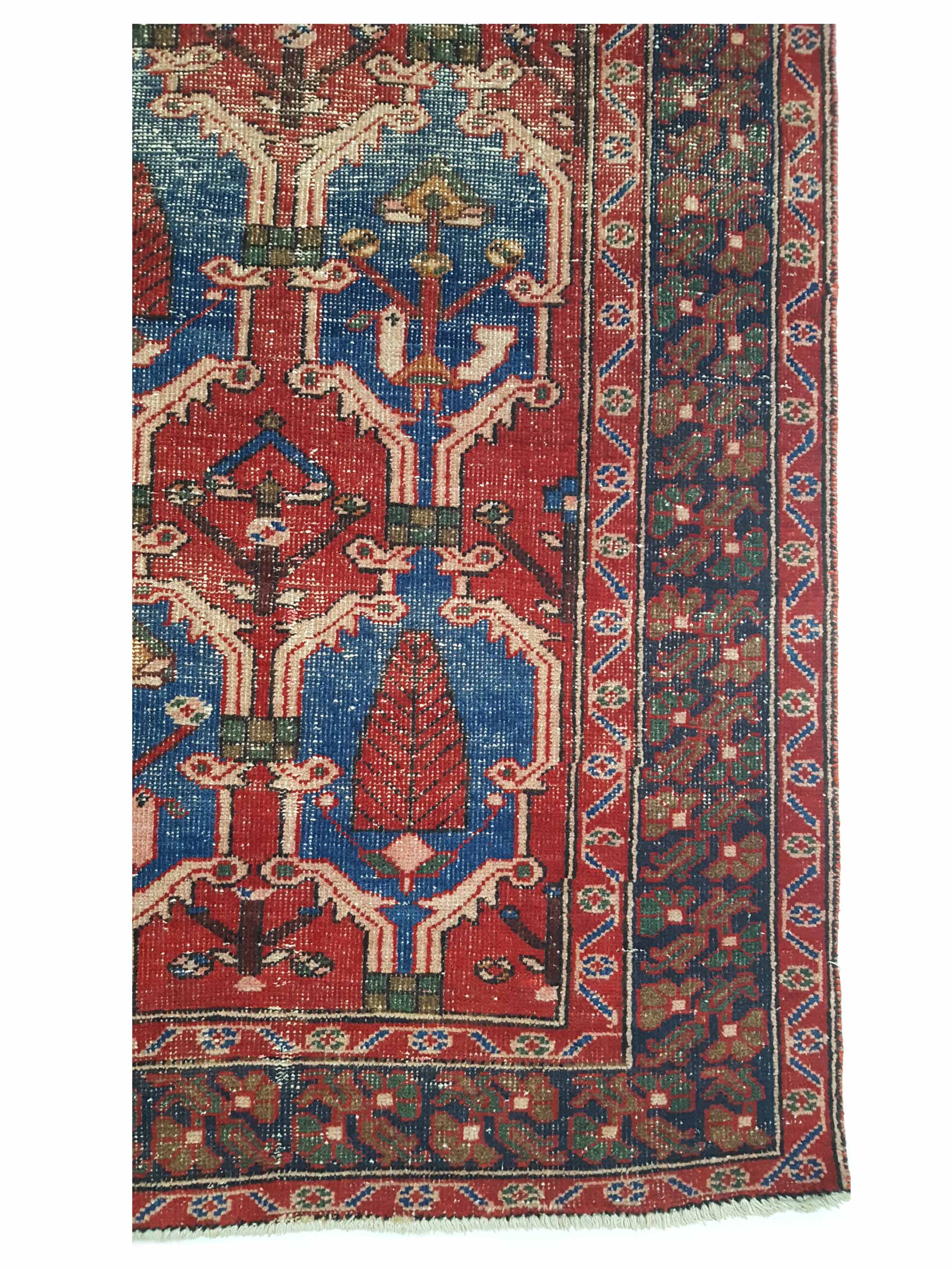 Shiraz Hand Knotted Navy 5x10 - Image 3 of 5