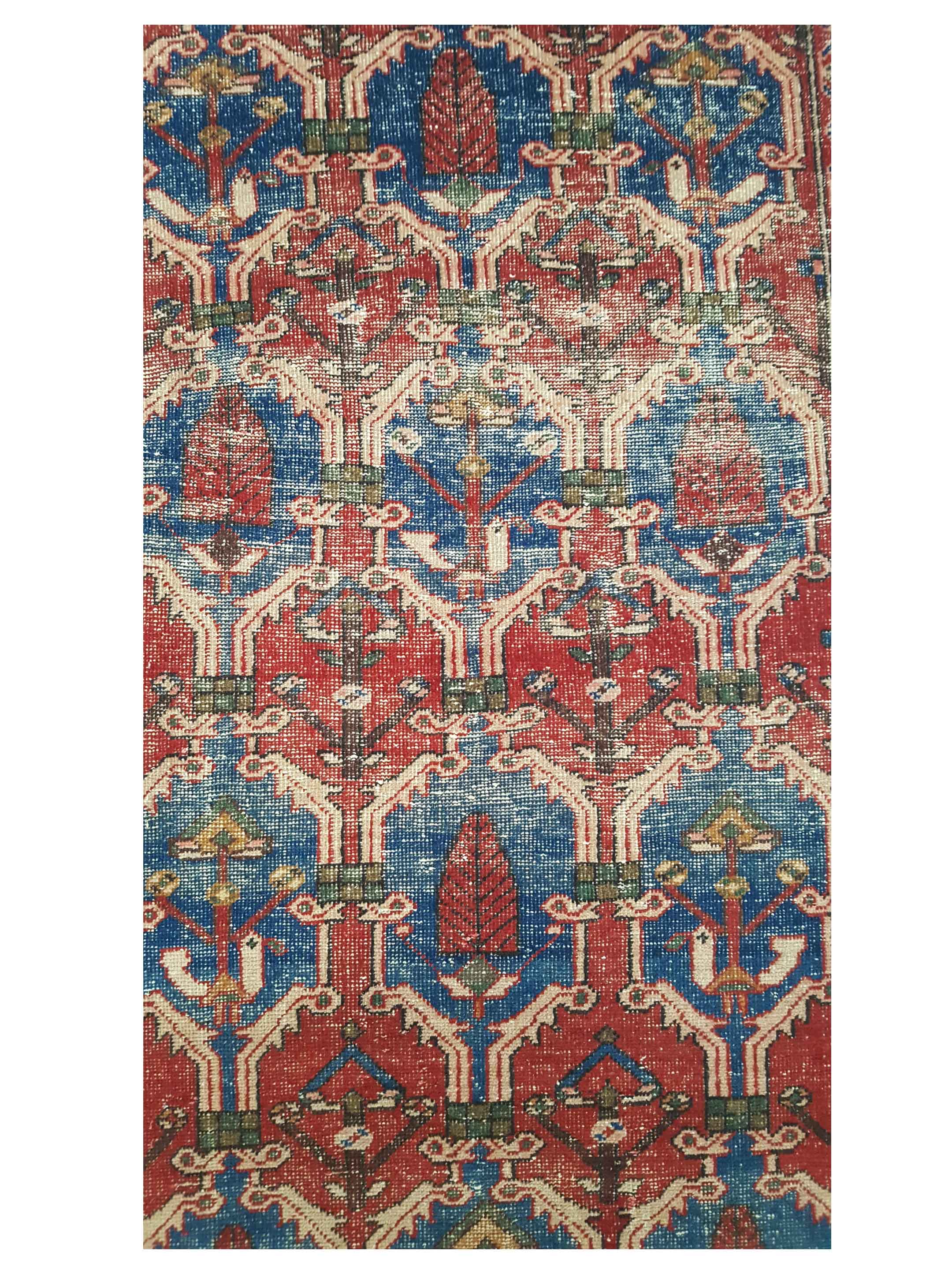 Shiraz Hand Knotted Navy 5x10 - Image 4 of 5