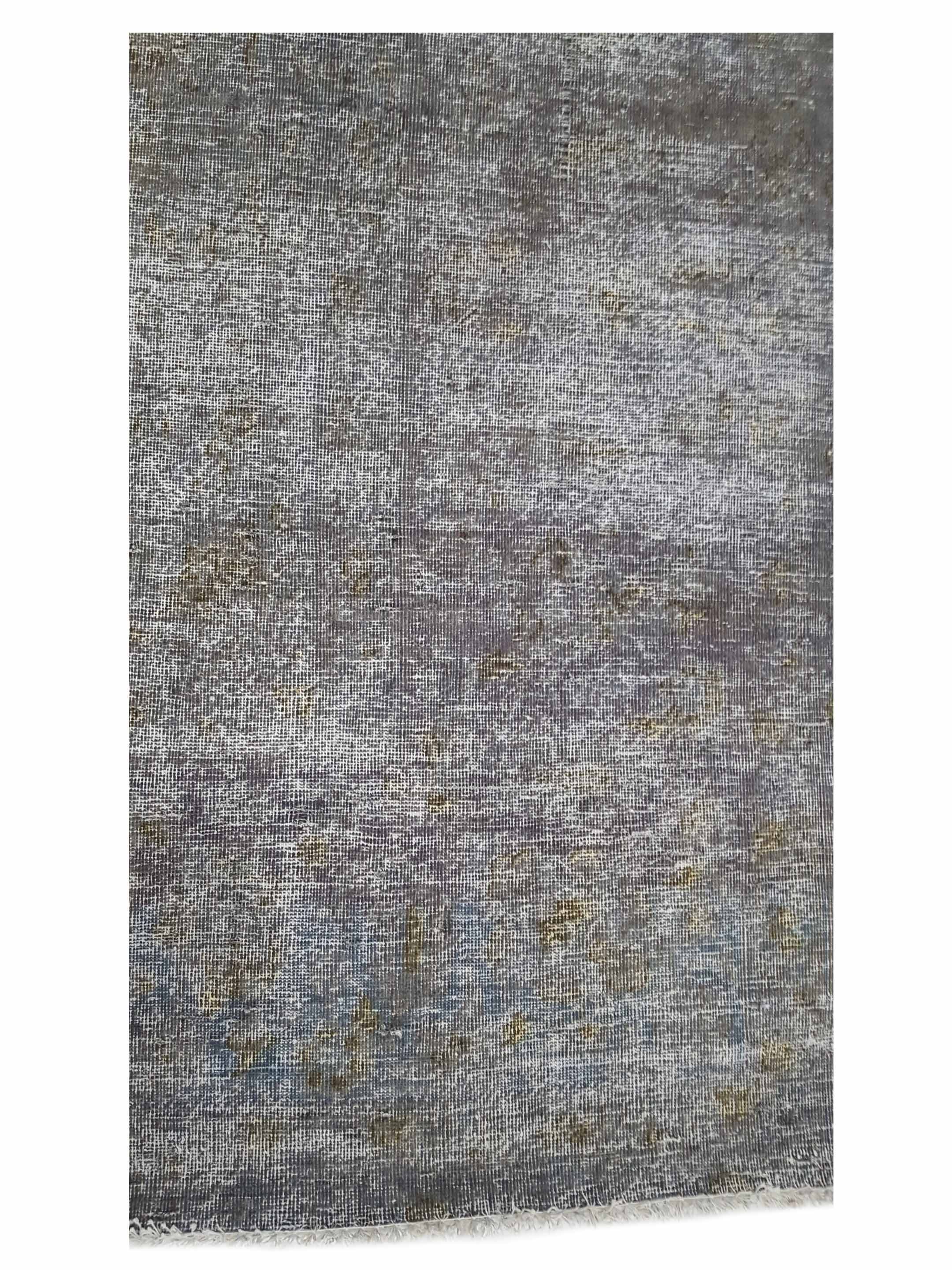 Overdyed Hand Knotted Lt.Grey 10x14 - Image 3 of 5