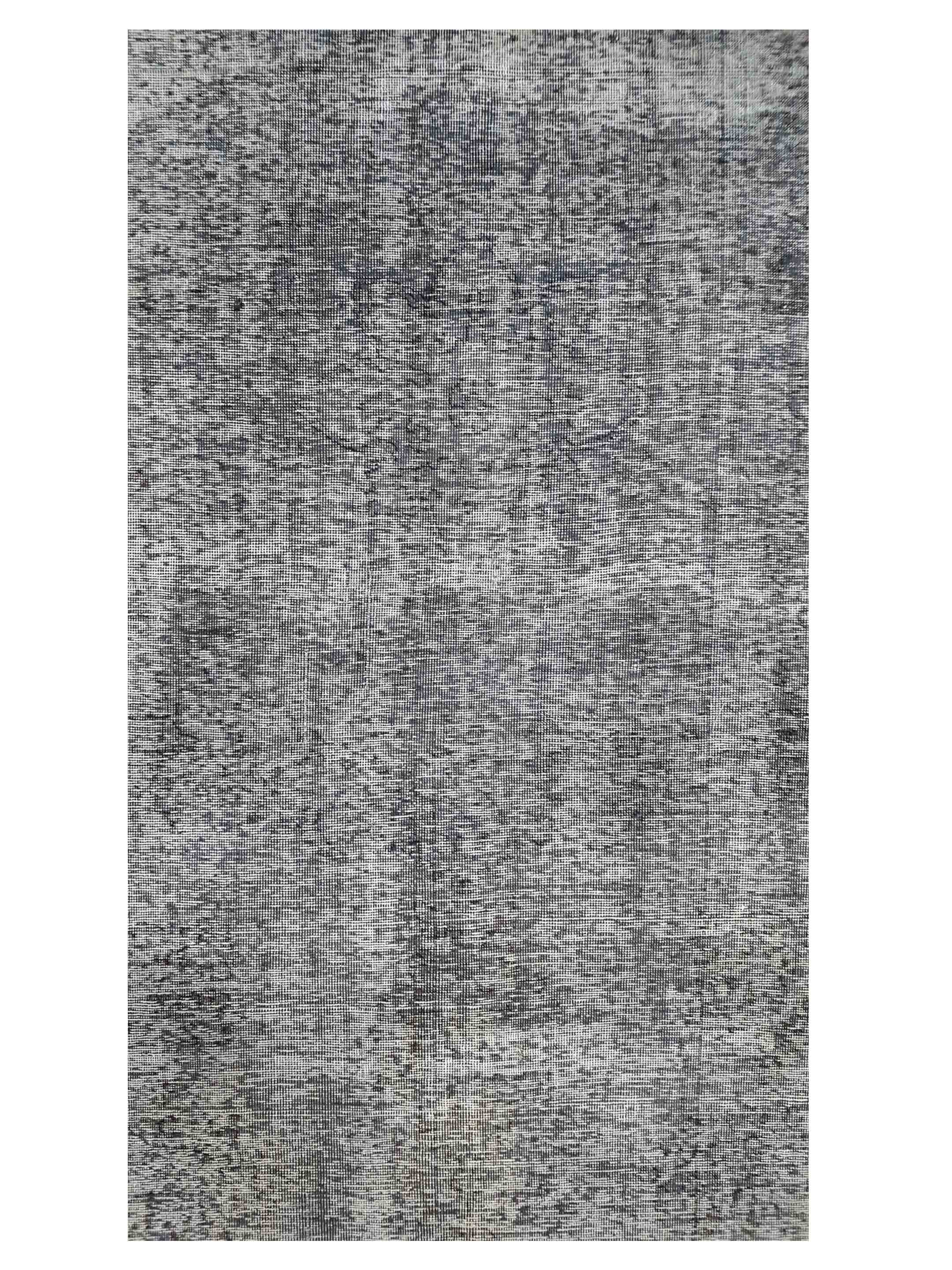 Overdyed Hand Knotted Lt.Grey 9x12 - Image 4 of 5