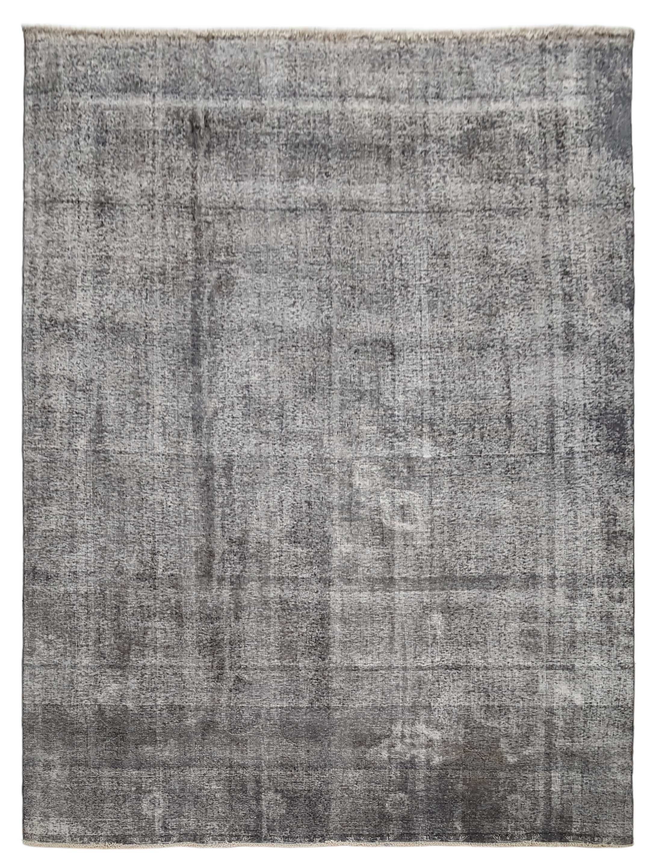 Overdyed Hand Knotted Lt.Grey 9x12