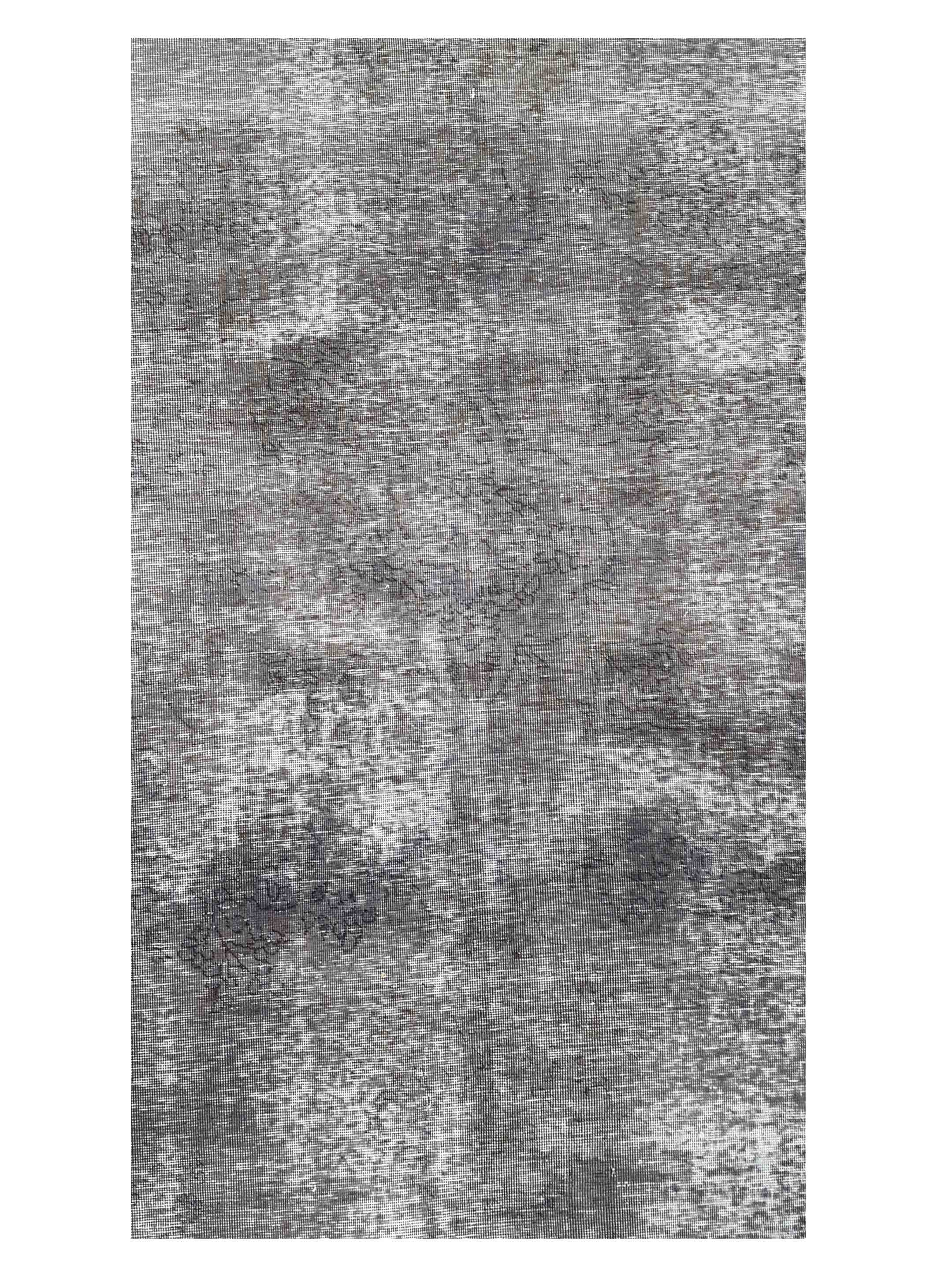 Overdyed Hand Knotted Grey 9x12 - Image 4 of 5