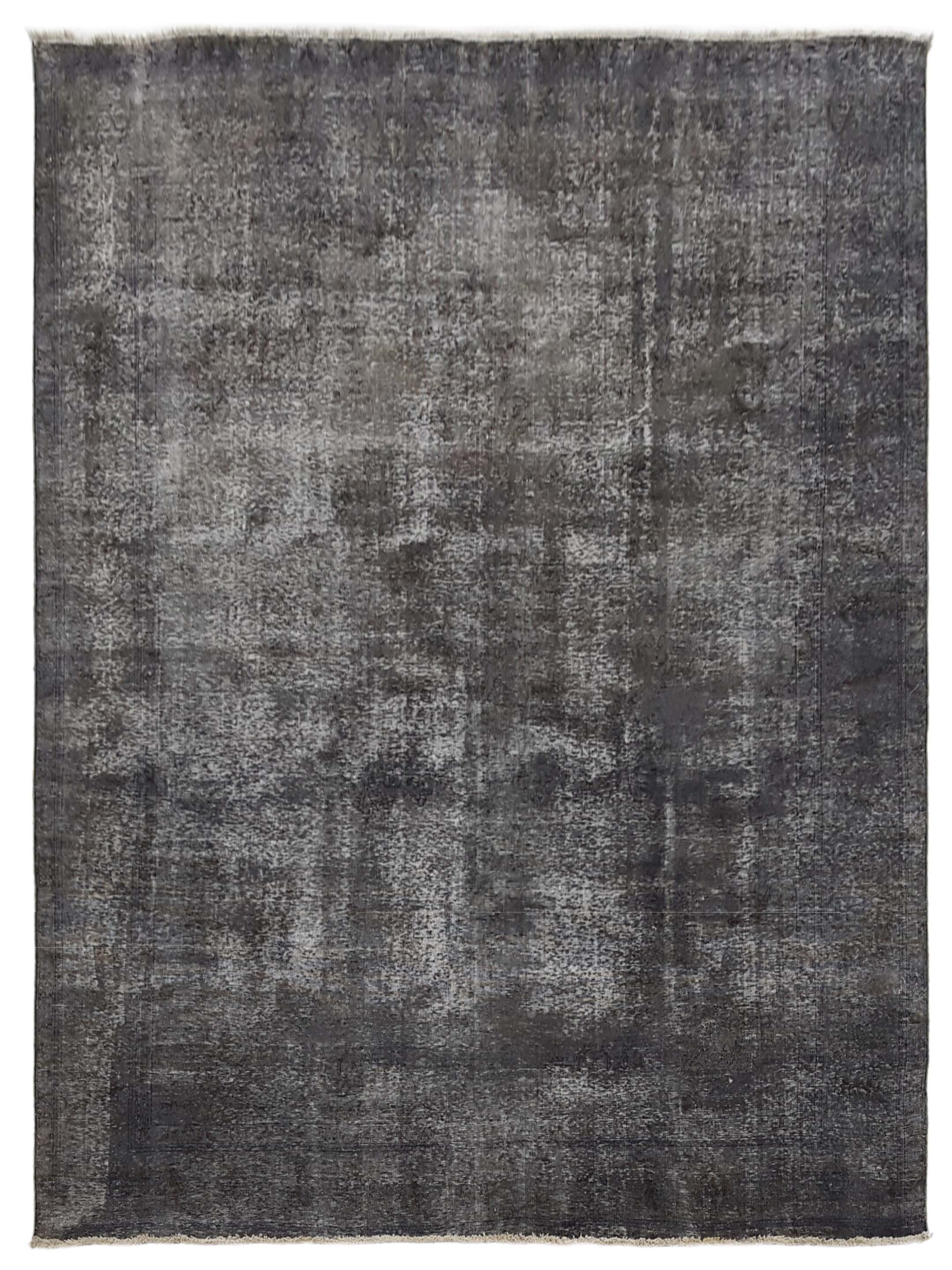Overdyed Hand Knotted Grey 9x12