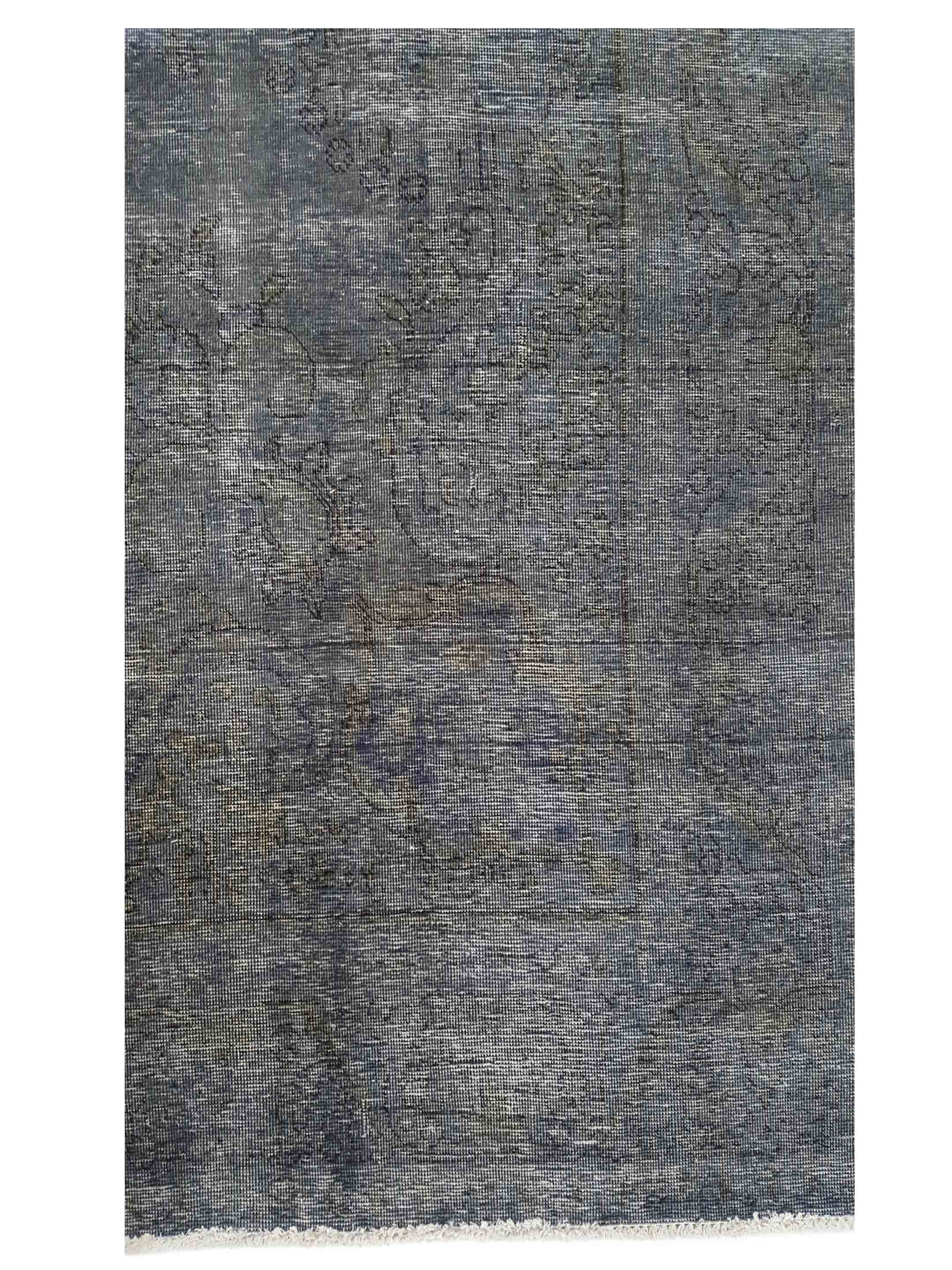 Overdyed Hand Knotted Lt.Grey 9x12 - Image 3 of 5