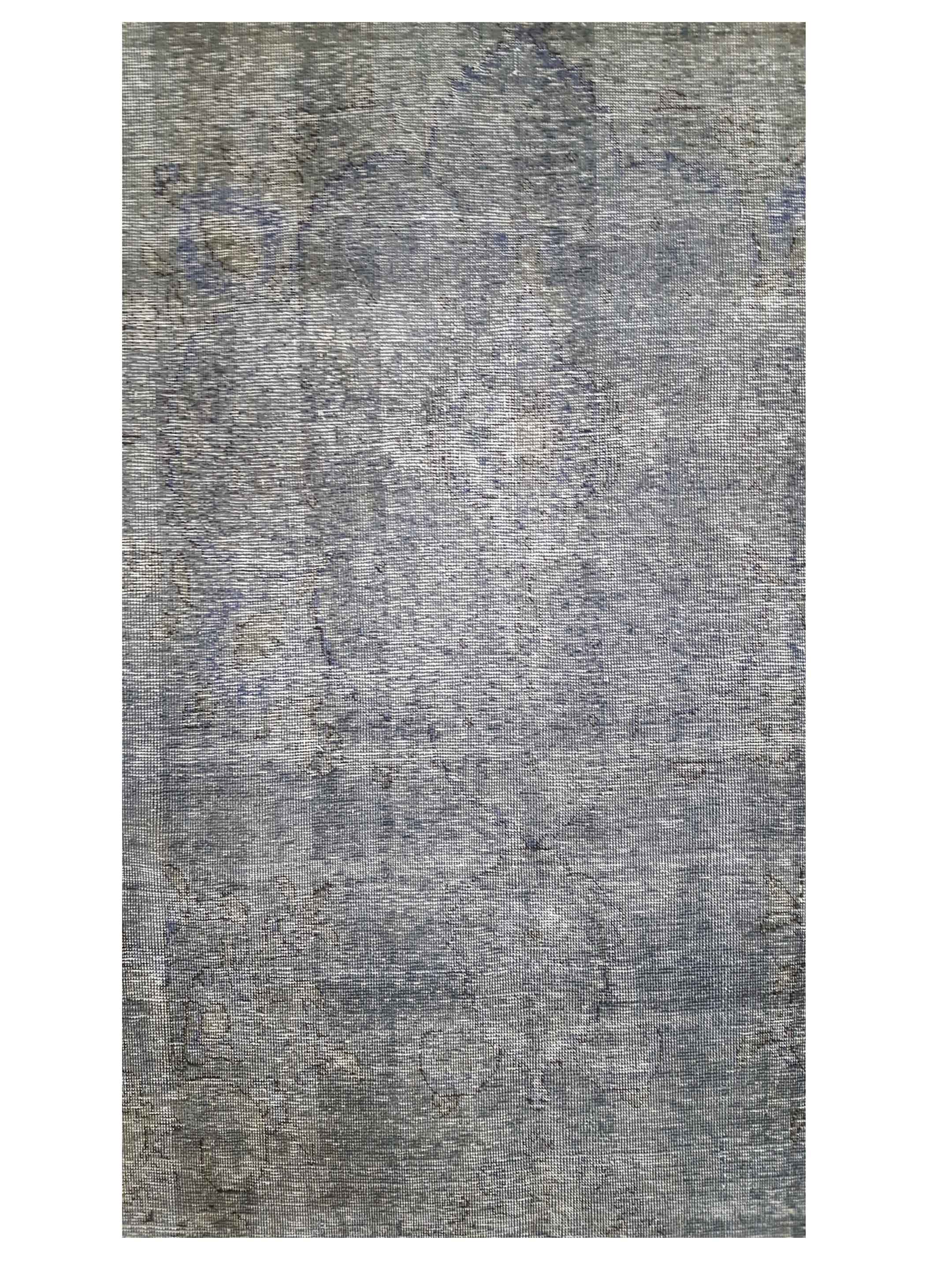 Overdyed Hand Knotted Lt.Grey 9x12 - Image 4 of 5