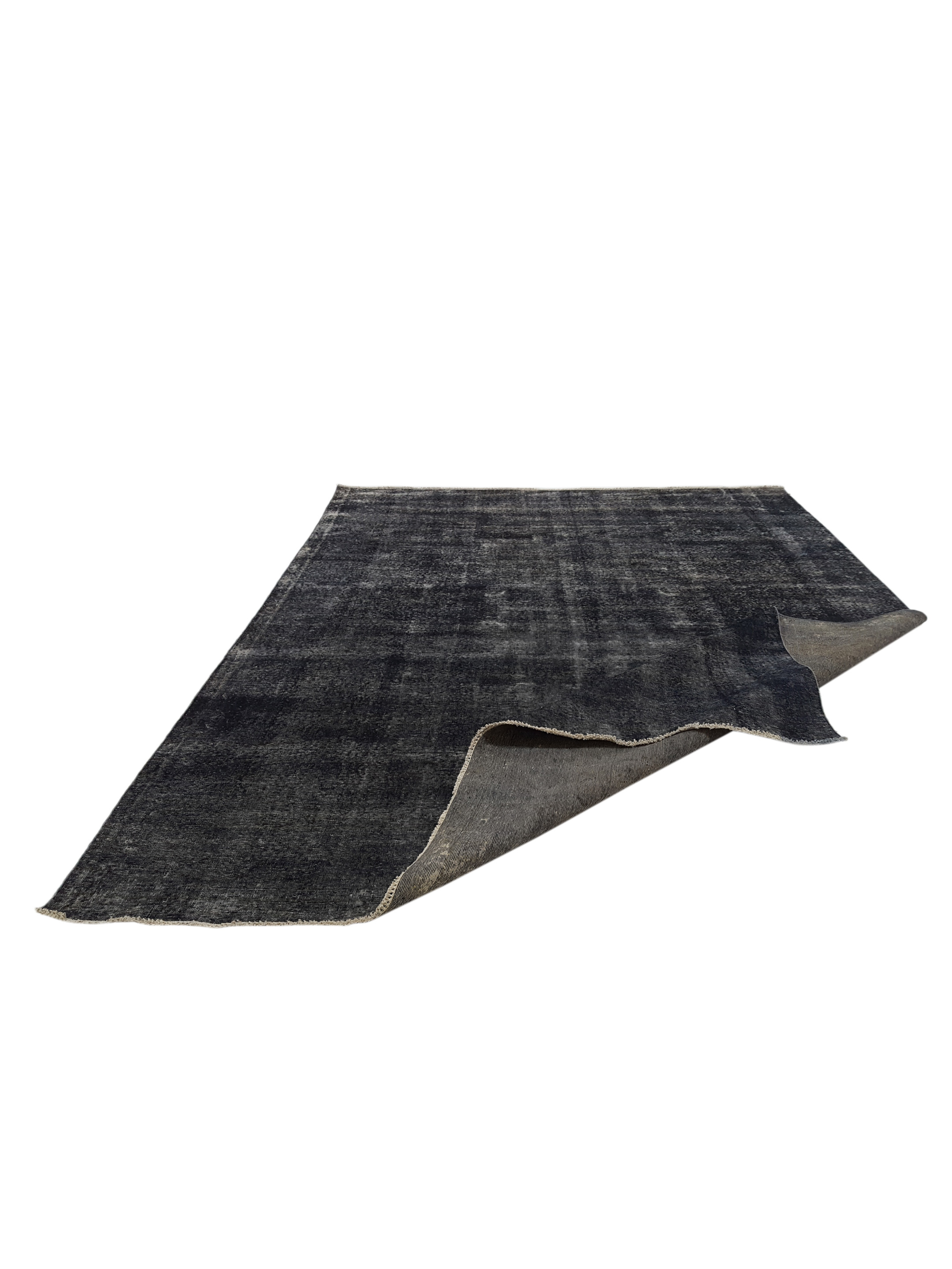 Overdyed Hand Knotted Grey 9x12 - Image 2 of 5