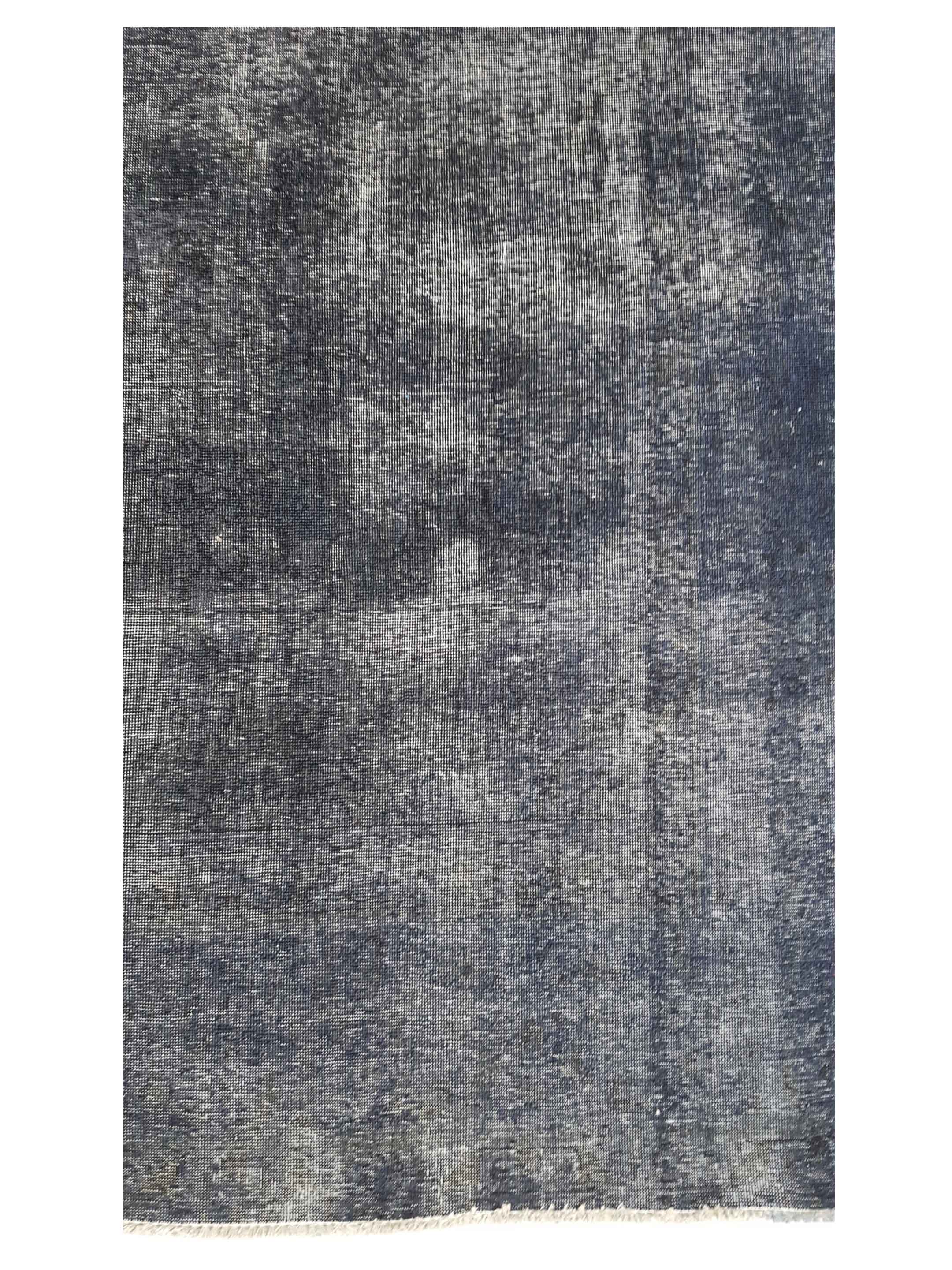 Overdyed Hand Knotted Grey 9x12 - Image 3 of 5