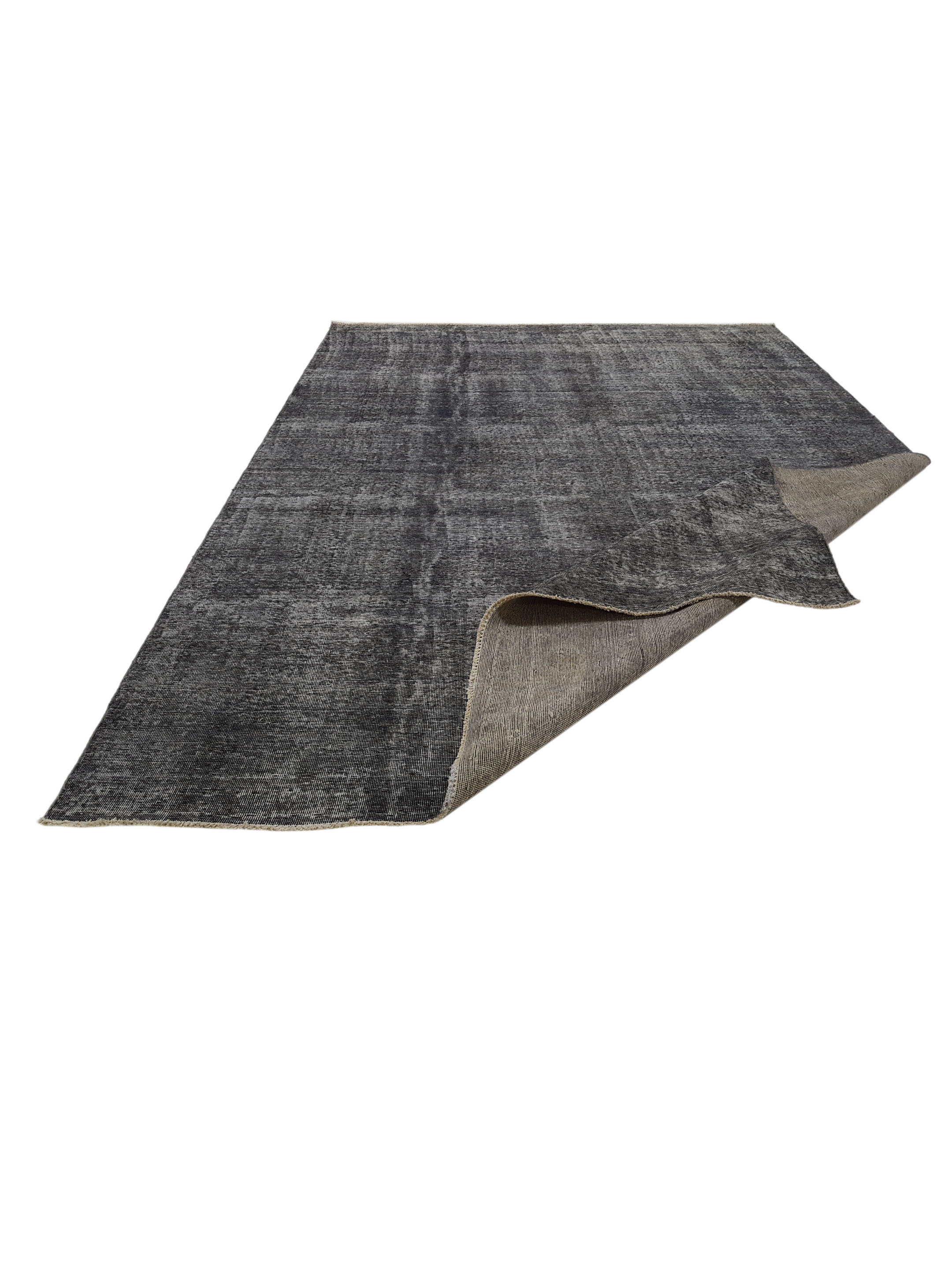 Overdyed Hand Knotted Grey 9x12 - Image 2 of 5