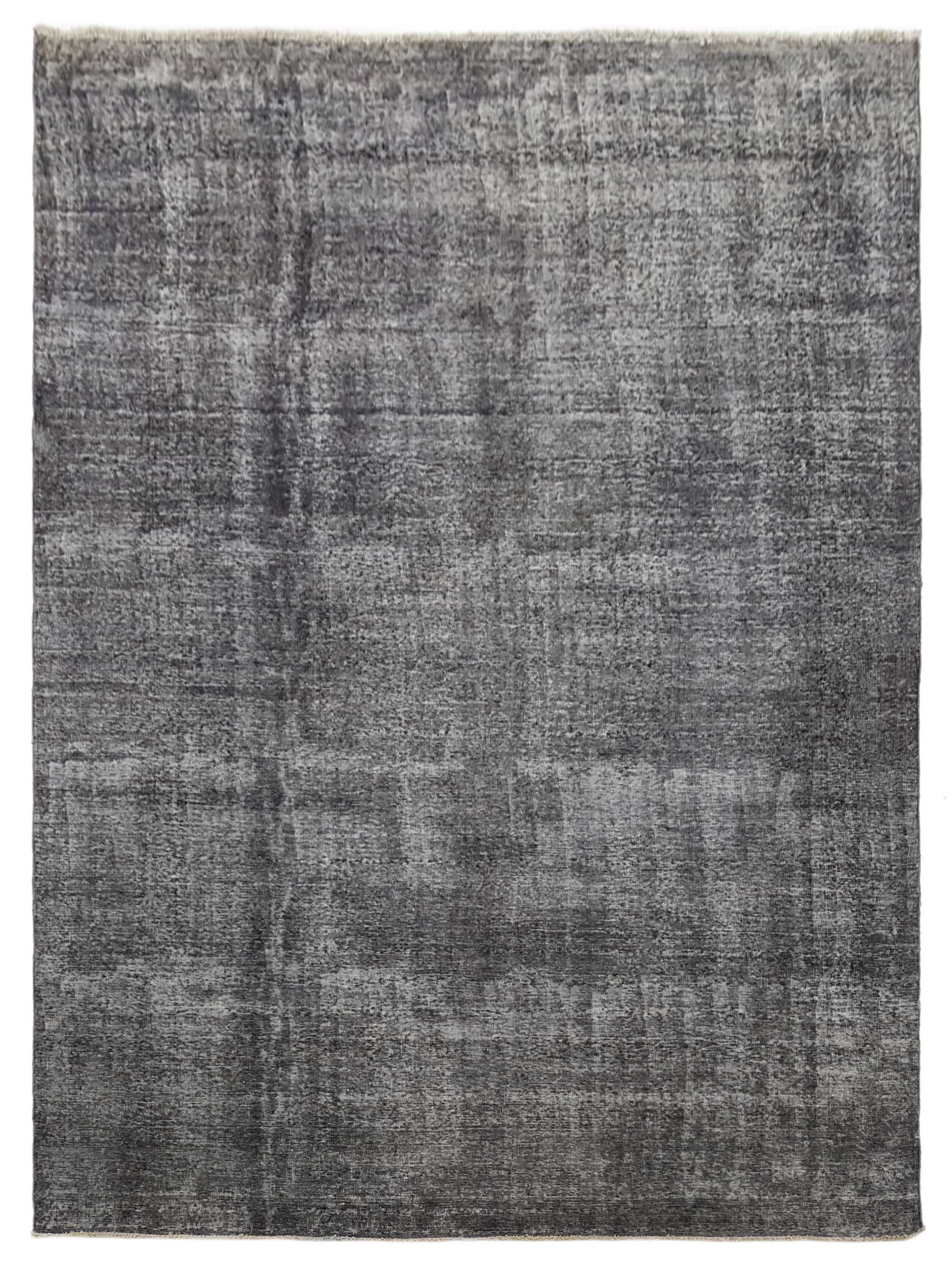Overdyed Hand Knotted Grey 9x12