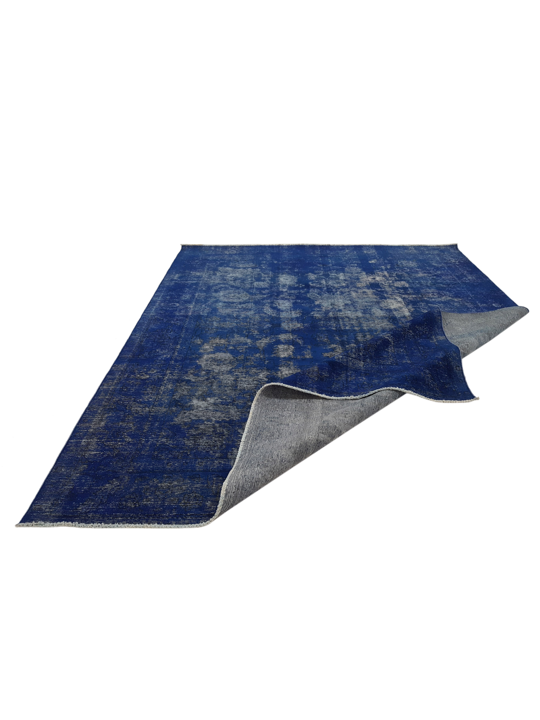 Overdyed Hand Knotted Navy 9x12 - Image 2 of 5