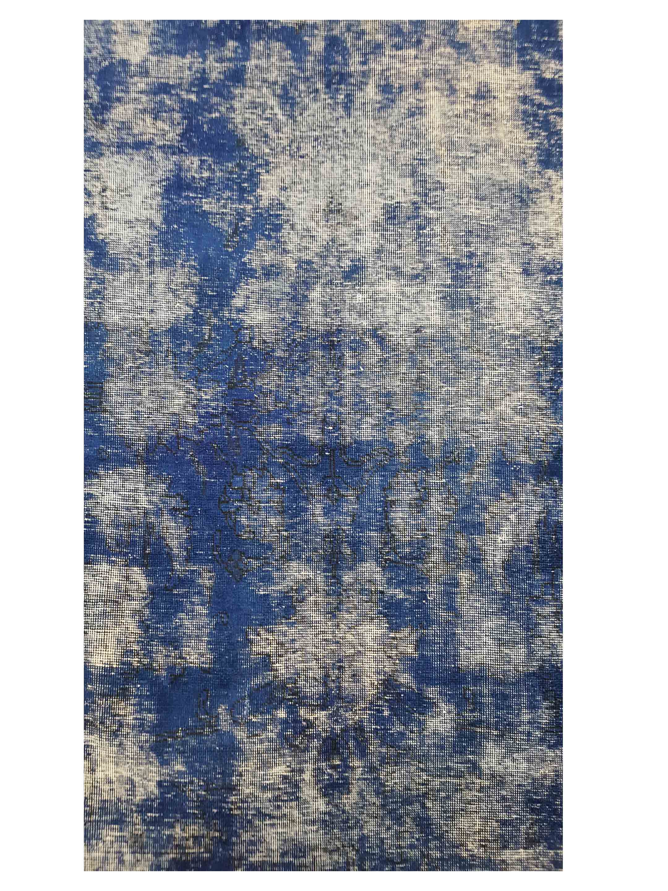 Overdyed Hand Knotted Navy 9x12 - Image 4 of 5