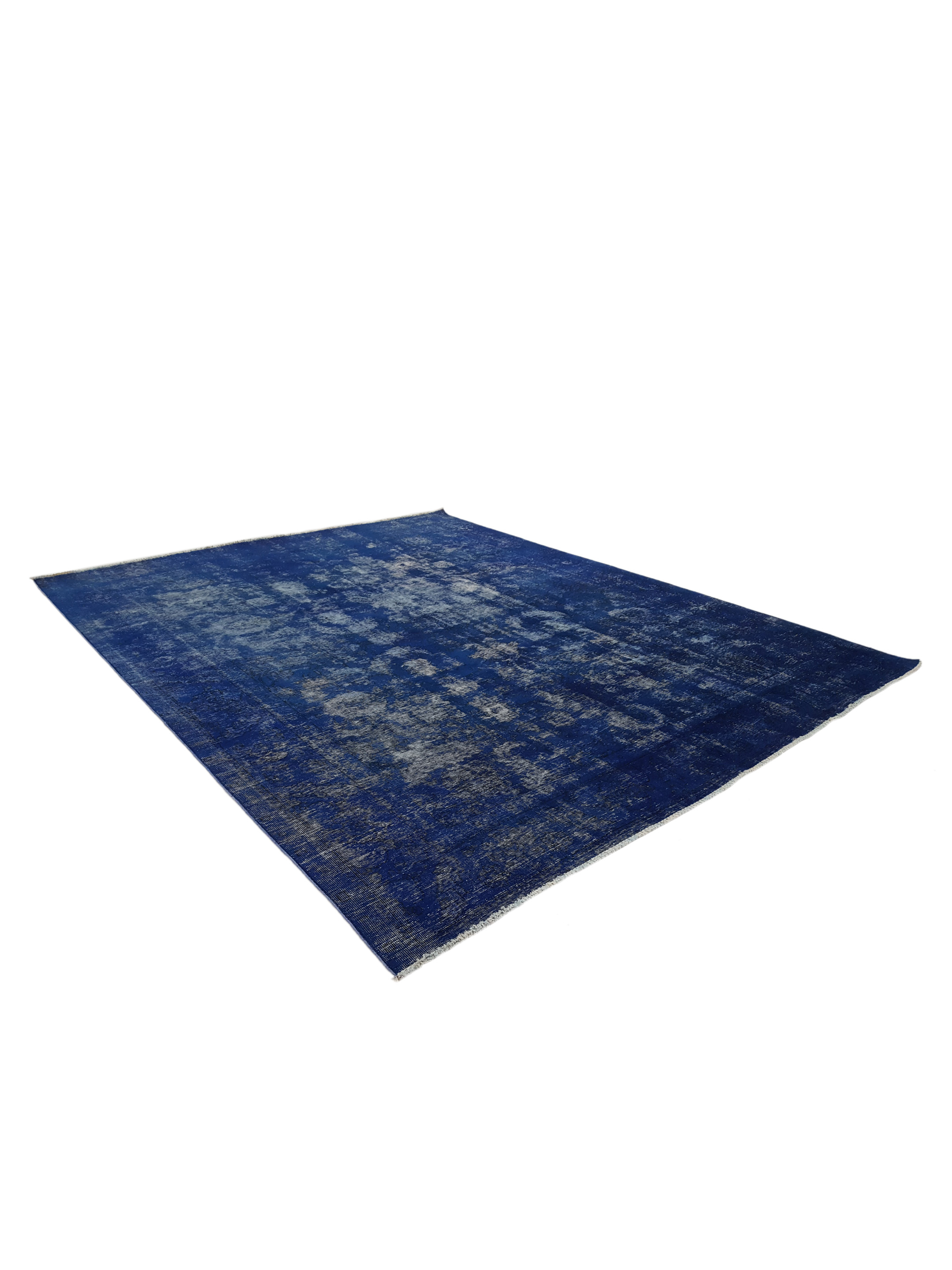 Overdyed Hand Knotted Navy 9x12 - Image 5 of 5