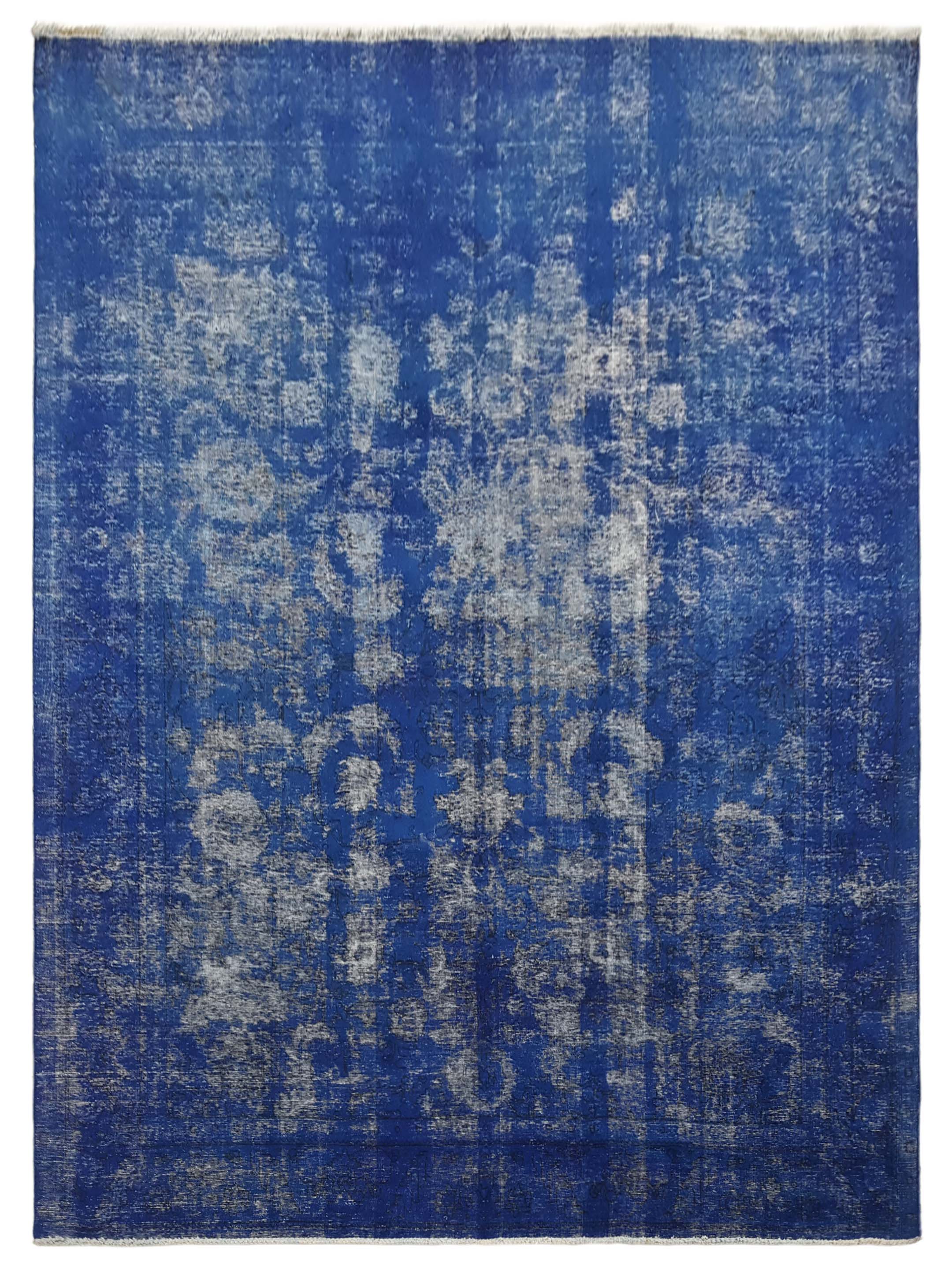 Overdyed Hand Knotted Navy 9x12
