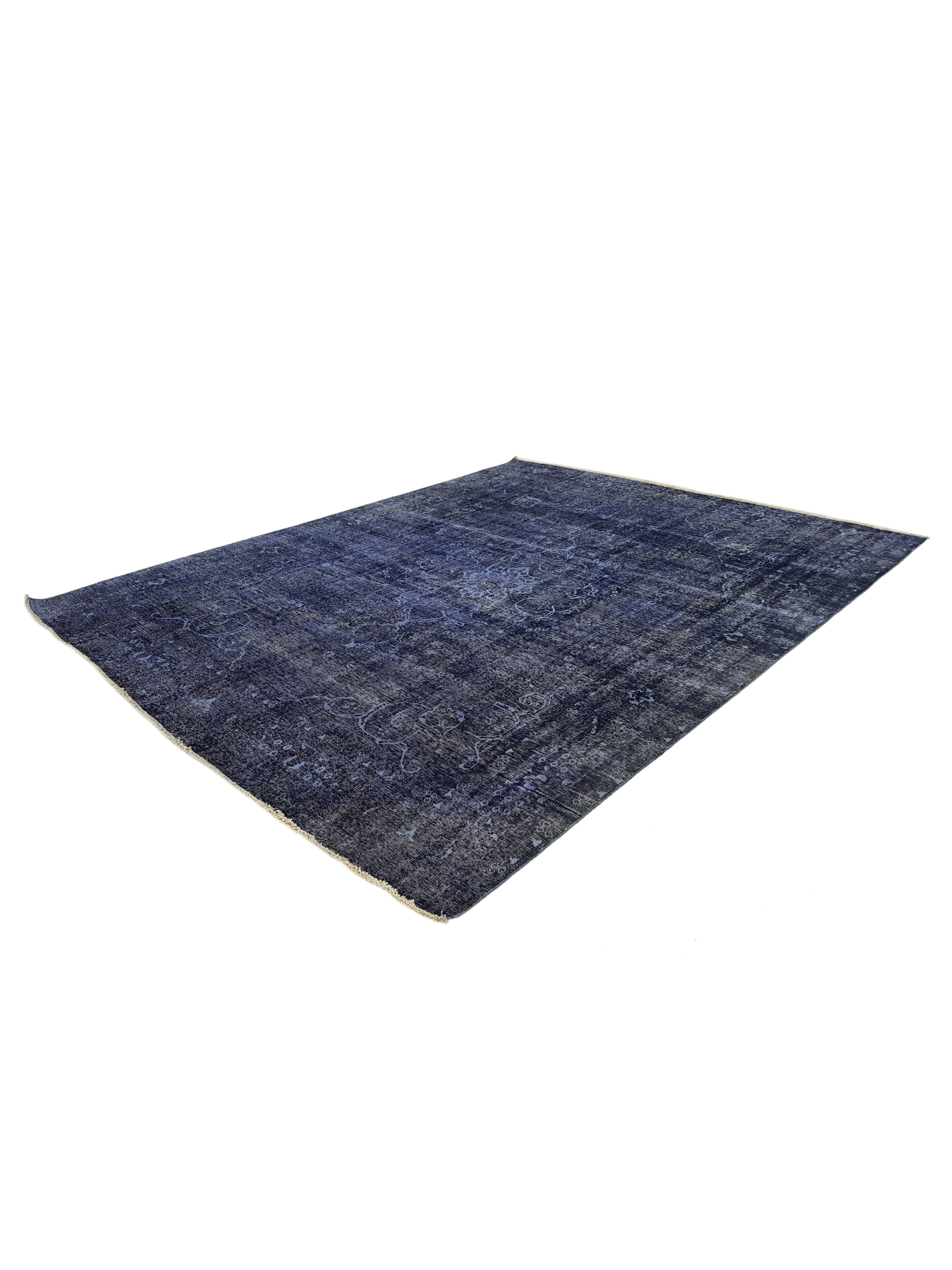 Overdyed Hand Knotted Navy 10x13 - Image 5 of 5