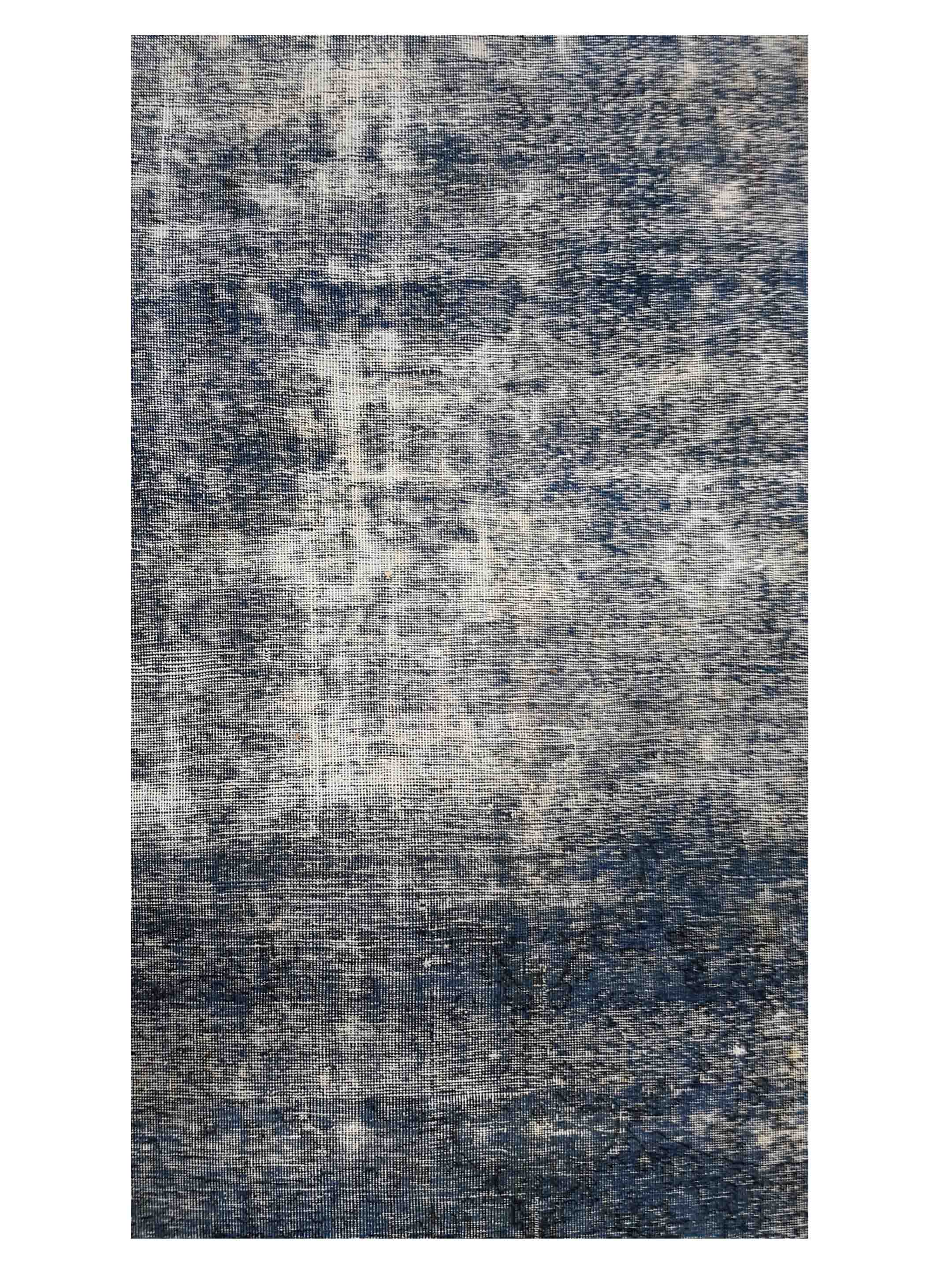 Overdyed Hand Knotted Blue 9x12 - Image 4 of 5